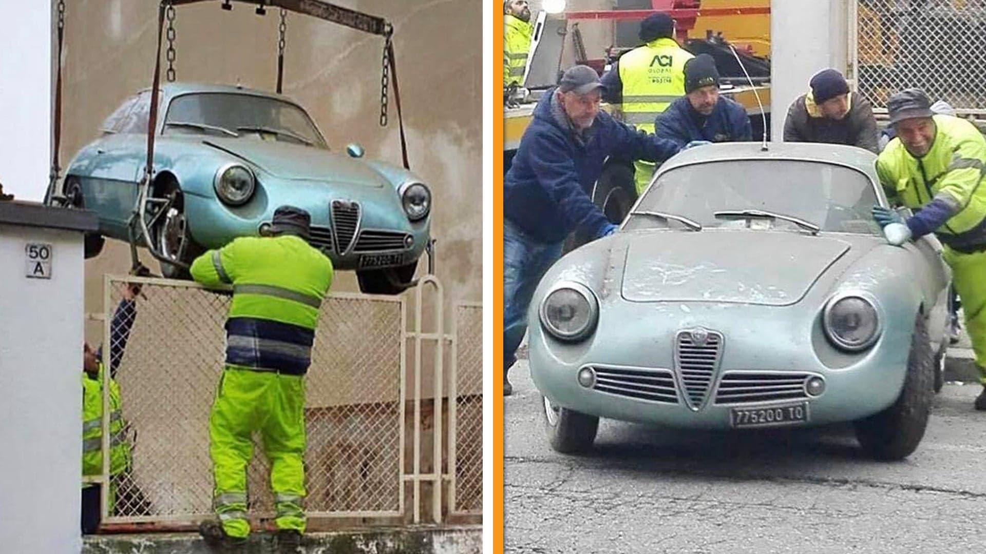 Incredibly Rare $642K 1962 Alfa Romeo Found in Italian Basement After 35 Years