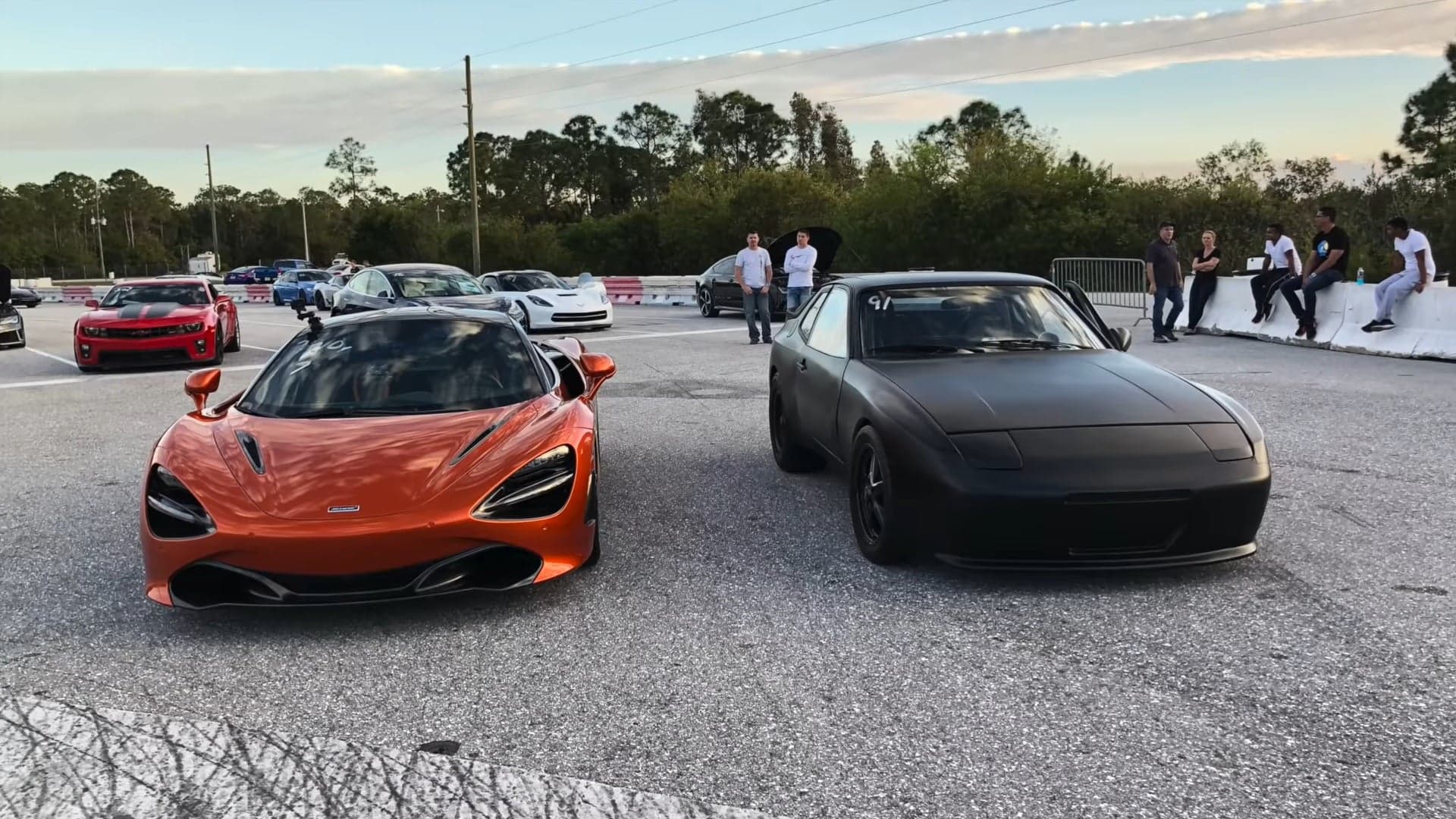 Watch This McLaren 720S Get Smoked by an Electric Porsche 944