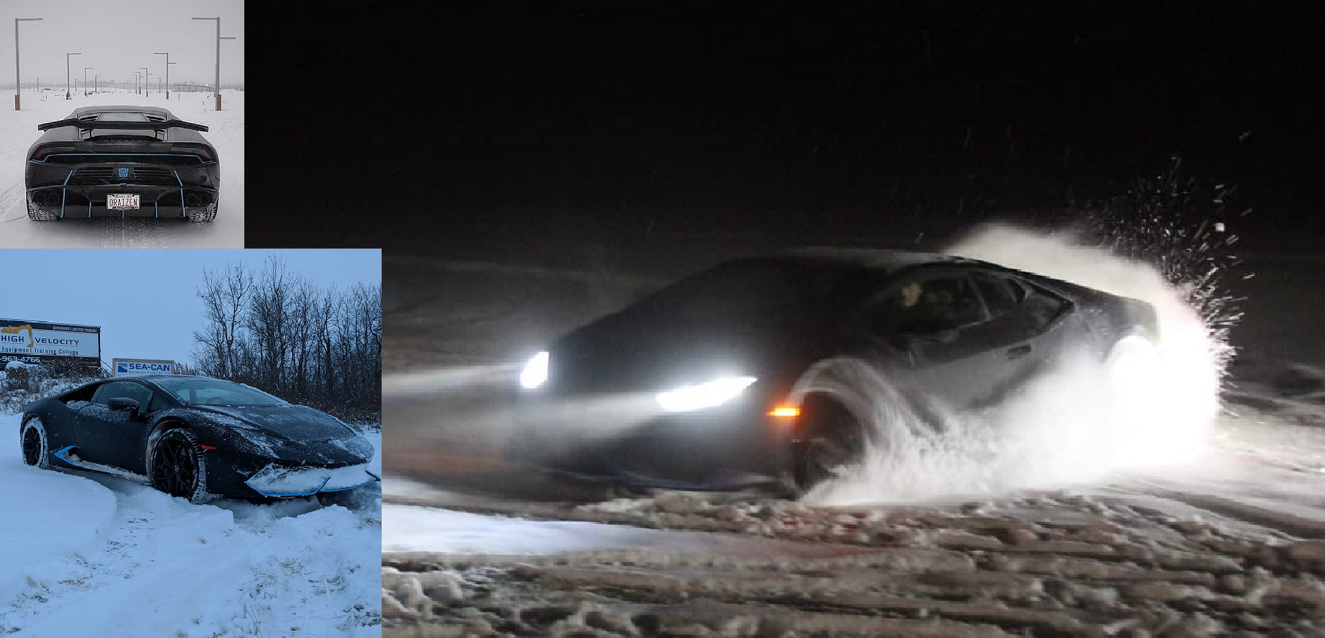 Snow-Loving Canadian Dailies His $235,000 Lamborghini Huracan in the Dead of Winter