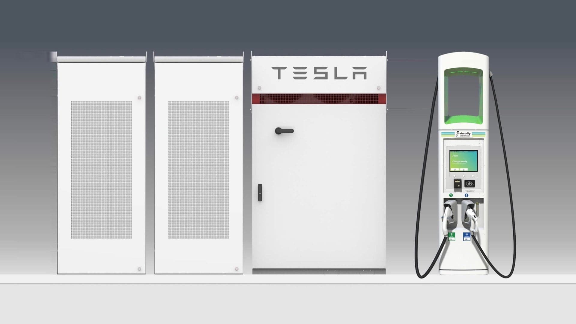 Electrify America Will Deploy Tesla Battery Packs to Store Energy at Charging Stations