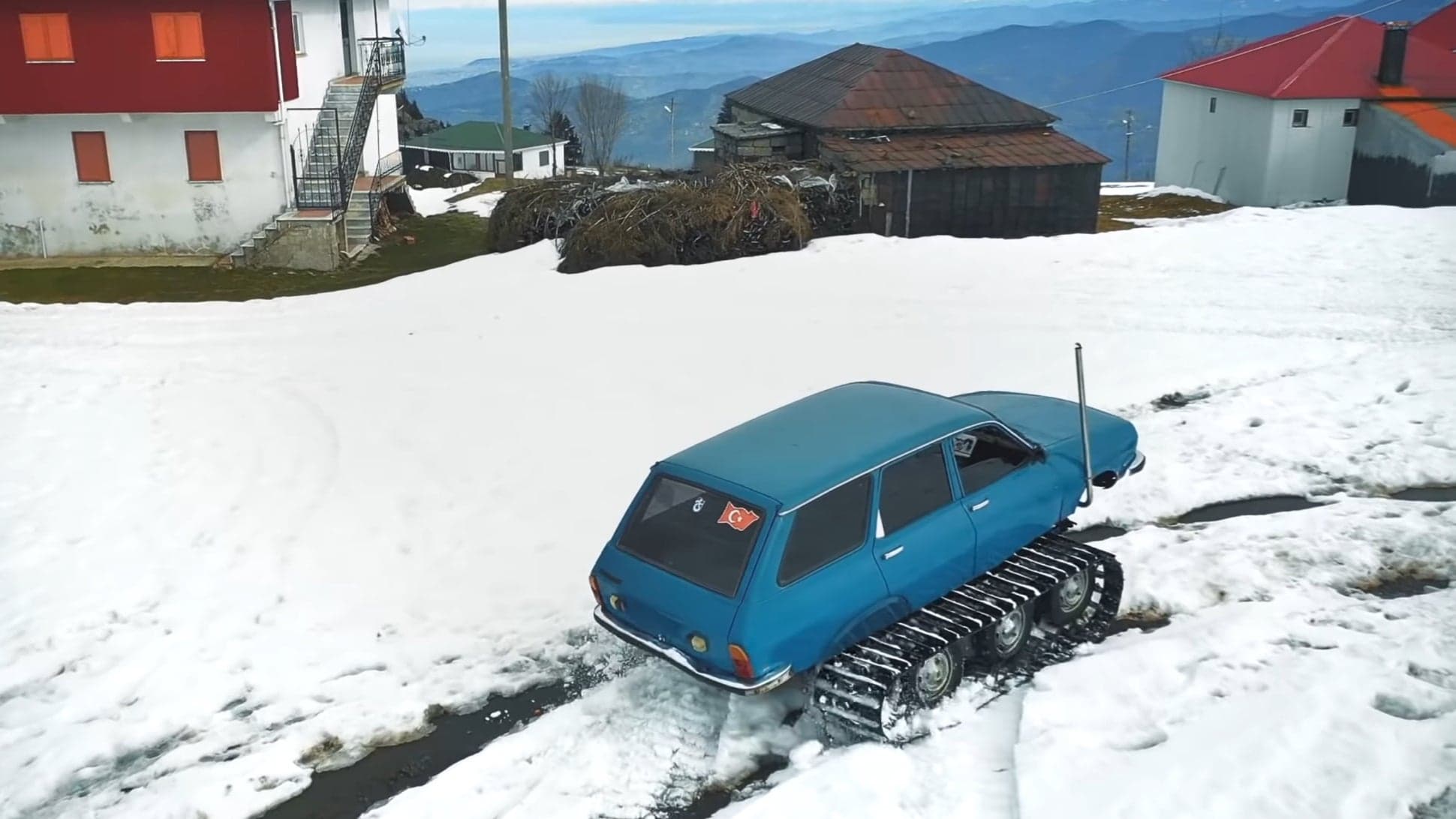 1977 Renault 12 With Off-Road Tracks Is the Winter Beater of Your Dreams