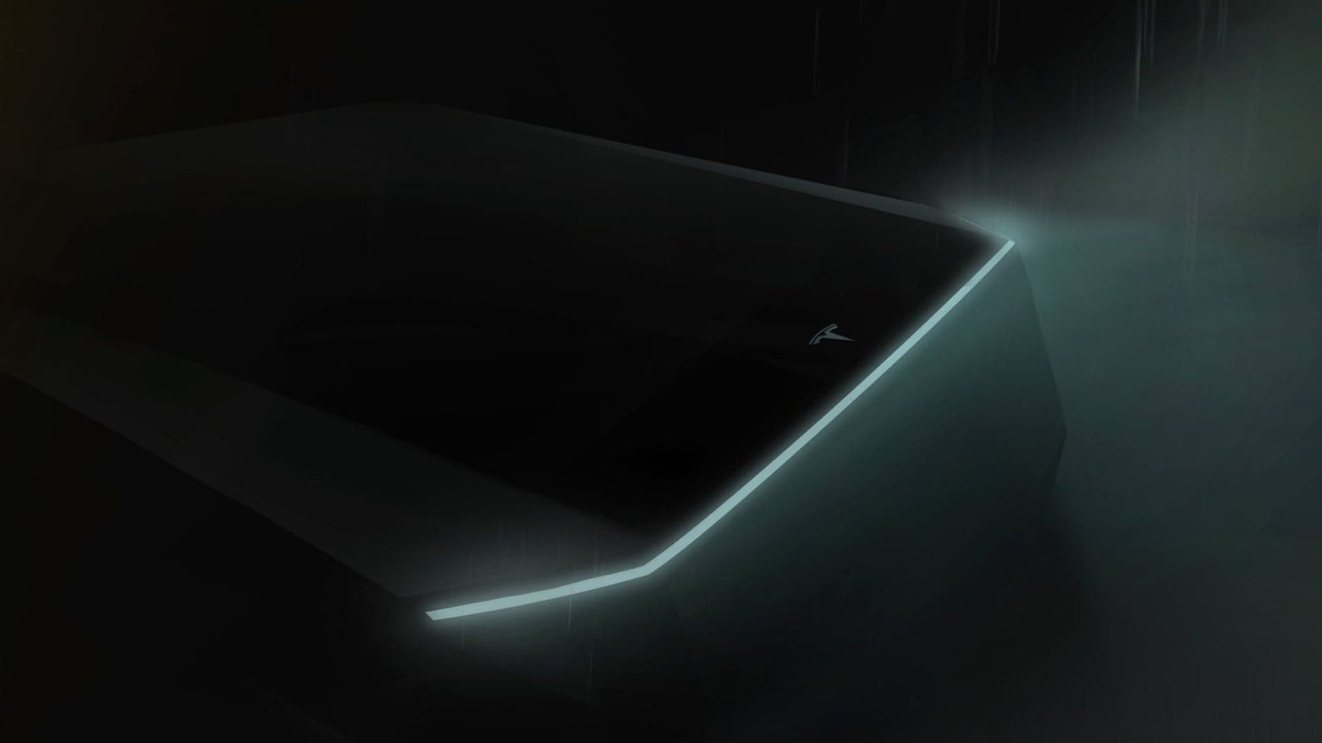 Elon Musk Shares First-Ever Teaser of Upcoming ‘Cyberpunk’ Tesla Pickup Truck