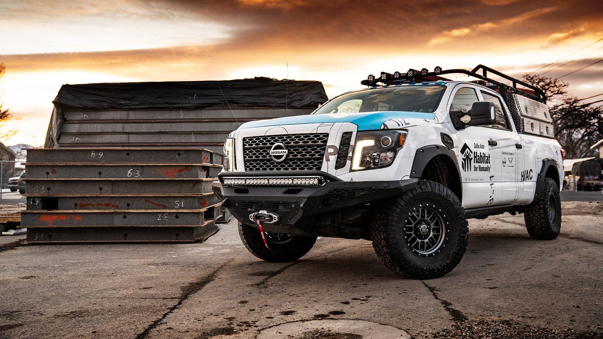 Nissan Titan Customized for Habitat for Humanity Is the Ultimate Work Pickup Truck