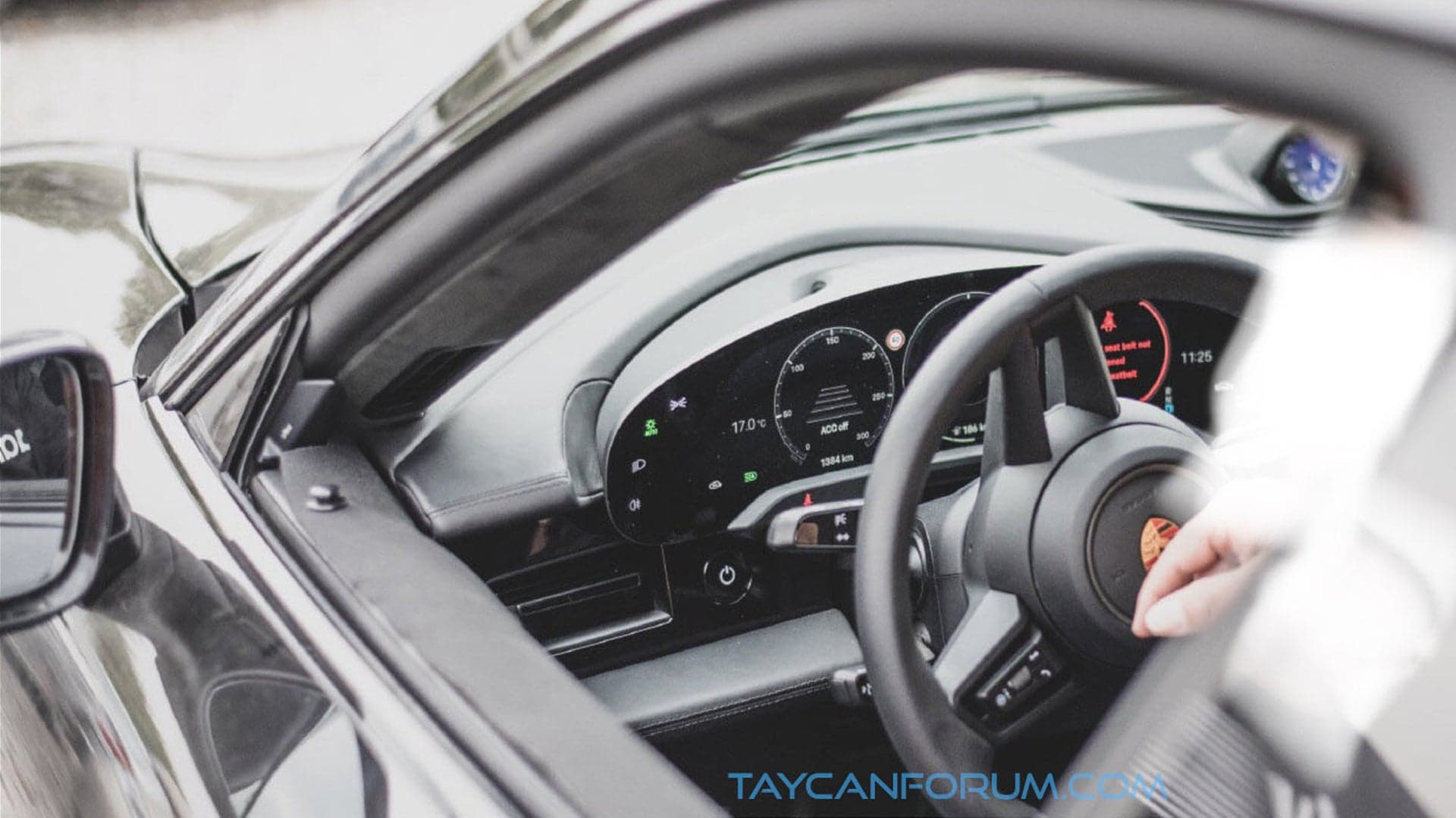 Spy Shots Reveal First Look at 2020 Porsche Taycan’s Production Interior