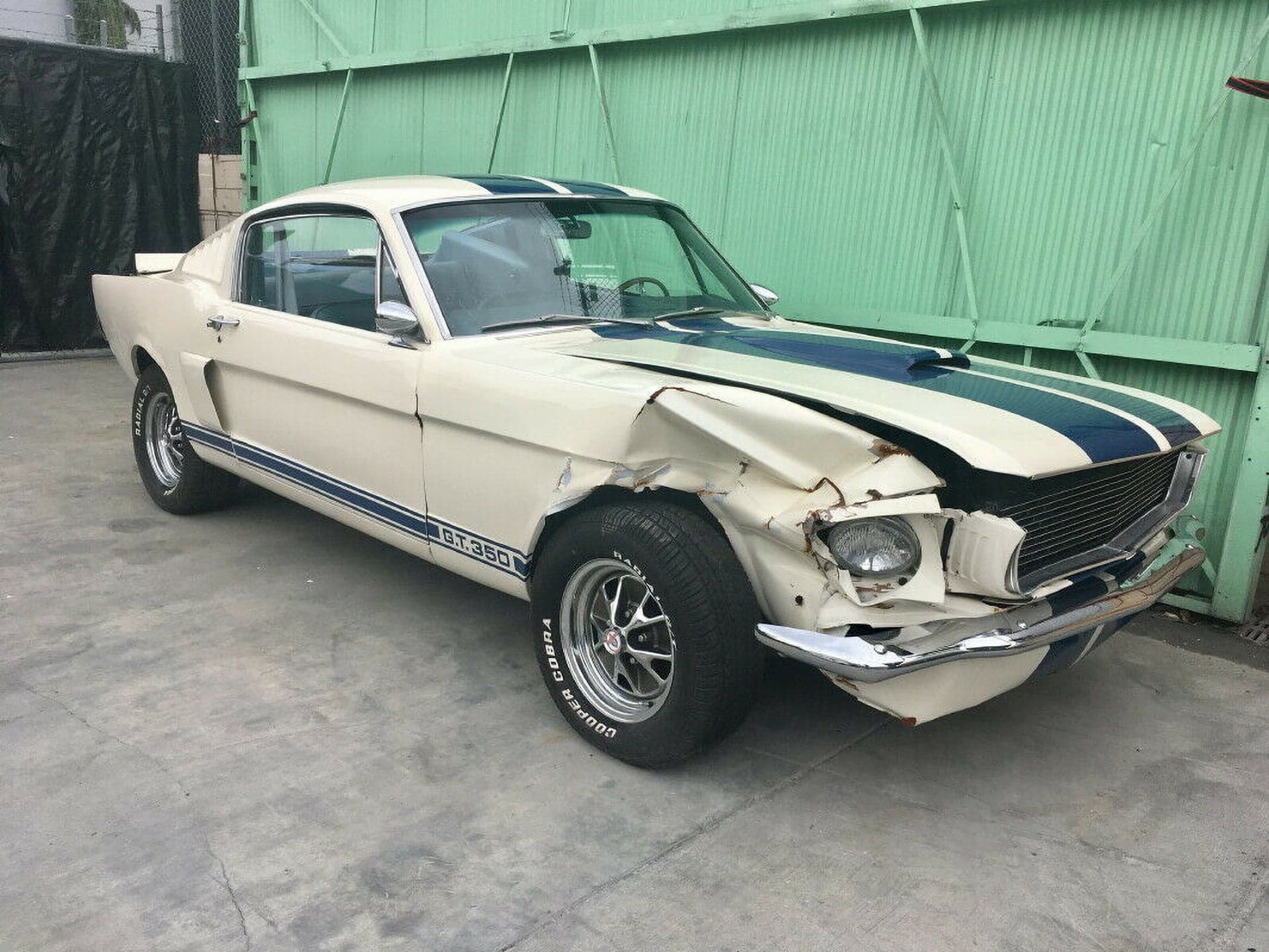 Crashed 1966 Ford Mustang Shelby GT350 Fastback Tribute Car Hits eBay