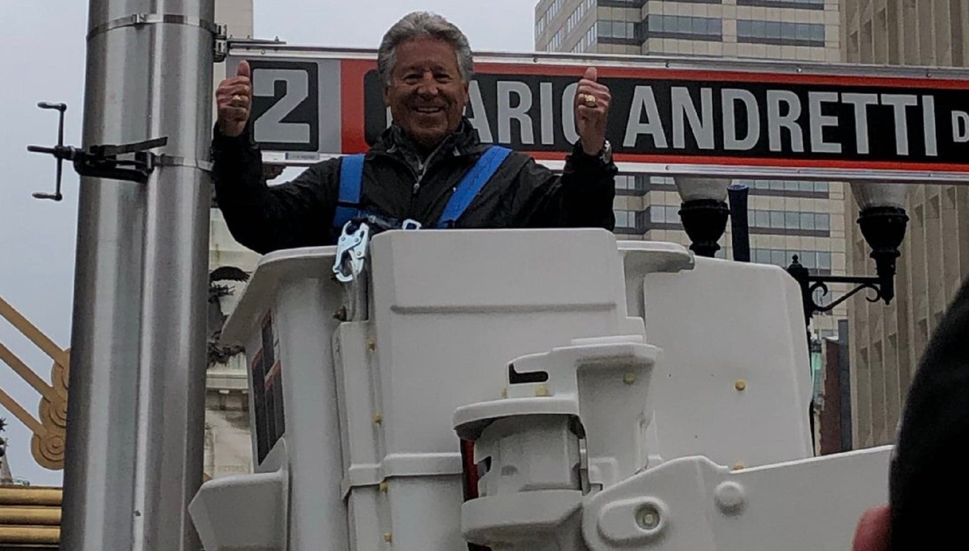 Racing Legend Mario Andretti Celebrates Milestone With Own Street in Downtown Indianapolis