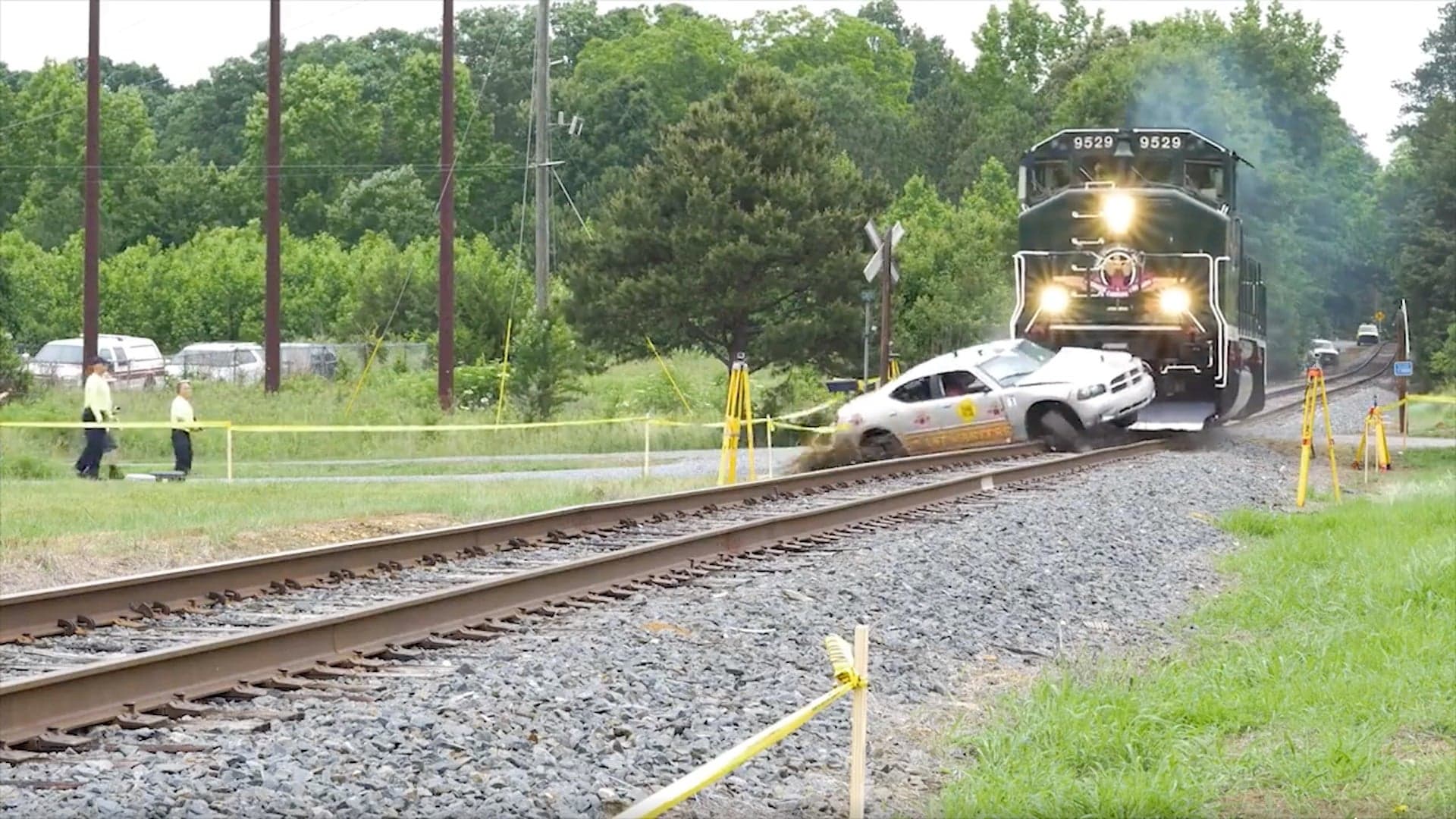 This Violent In-Car Video Shows What It’s Like to Get Hit by a Train