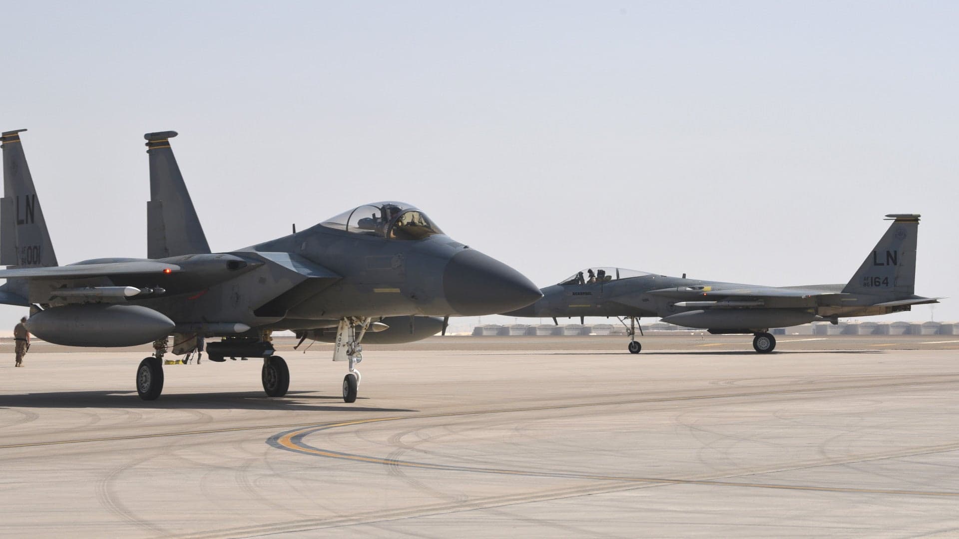 Fully Armed F-15Cs Have Arrived In The Middle East Amid Accusations Of Iranian Threats (Updated)