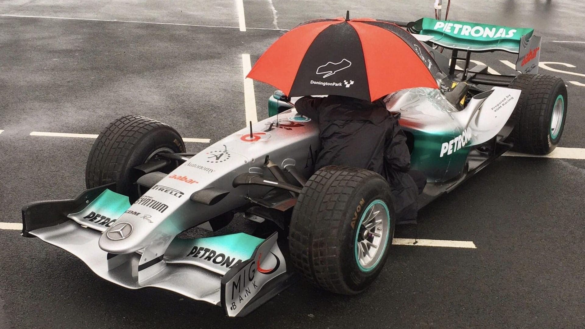 Why Is There a Honda Formula 1 Car Running Around Dressed as a Mercedes-AMG?