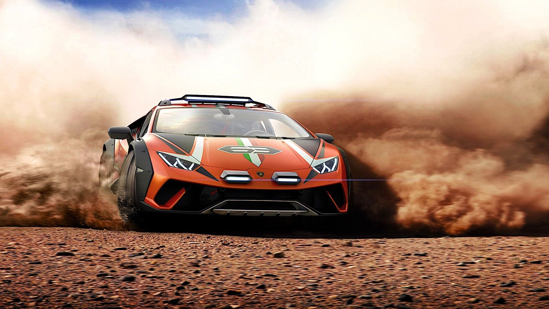 Lamborghini’s Huracán Sterrato Concept Brings Italian Insanity to Dirt and Mud