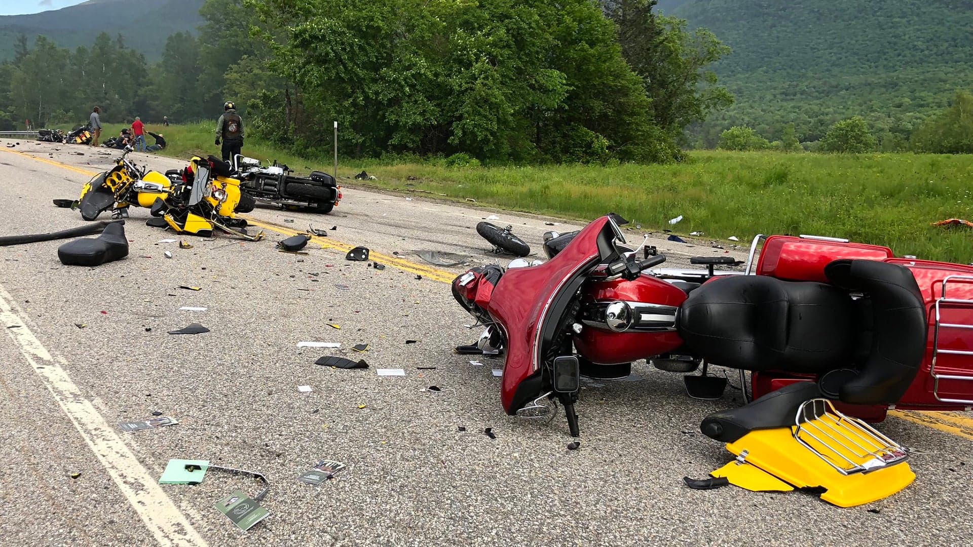 Seven People Dead After Pickup Truck Crashes Into Pack of Motorcyclists in New Hampshire