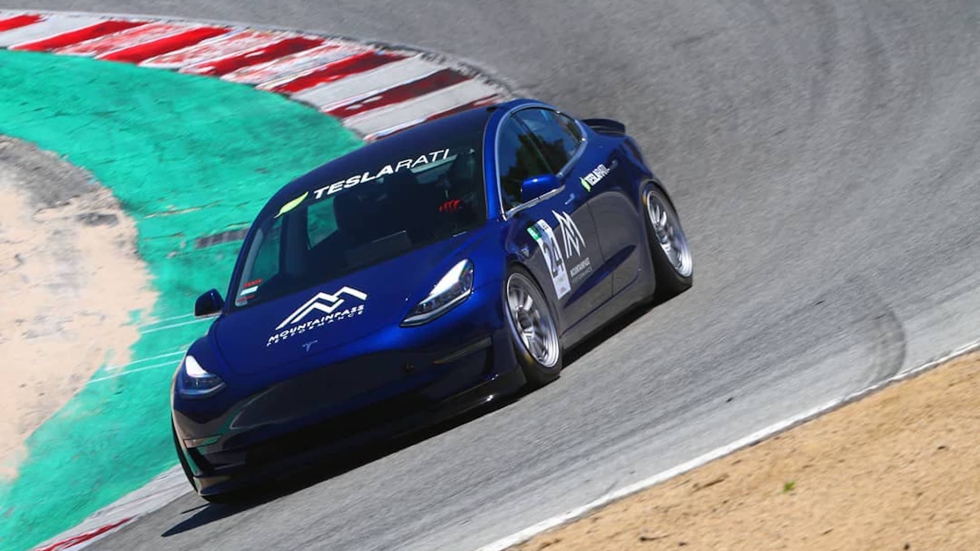 No, a Tesla Model 3 on Slick Tires Didn’t Break EV Lap Record at Laguna Seca