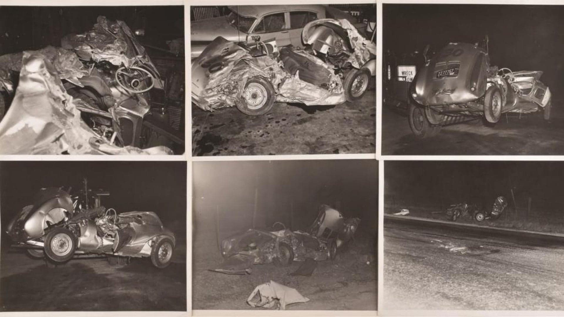 Unseen Photos of James Dean’s Fatal Porsche 550 Spyder Wreck Heading to Auction