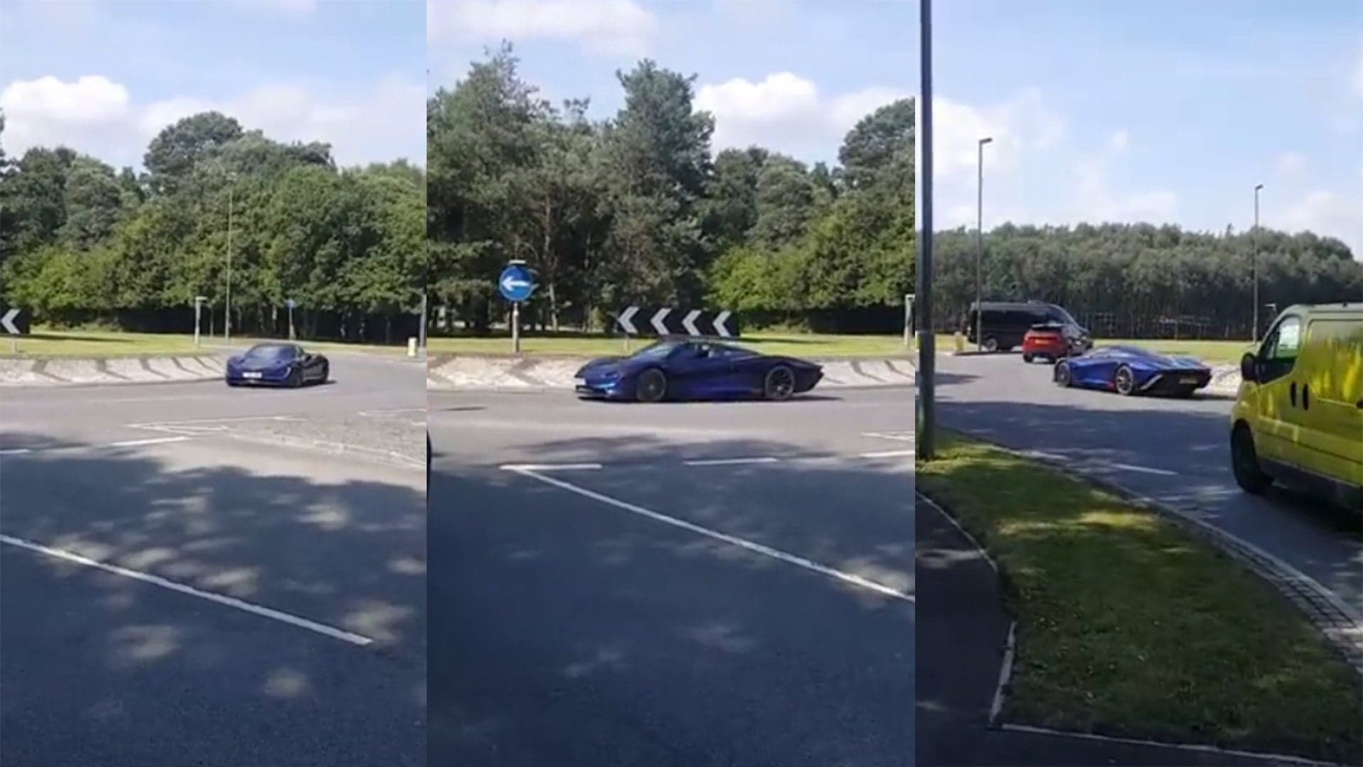 $2.3M McLaren Speedtail Hypercar Caught Driving on Public Roads Outside Company HQ