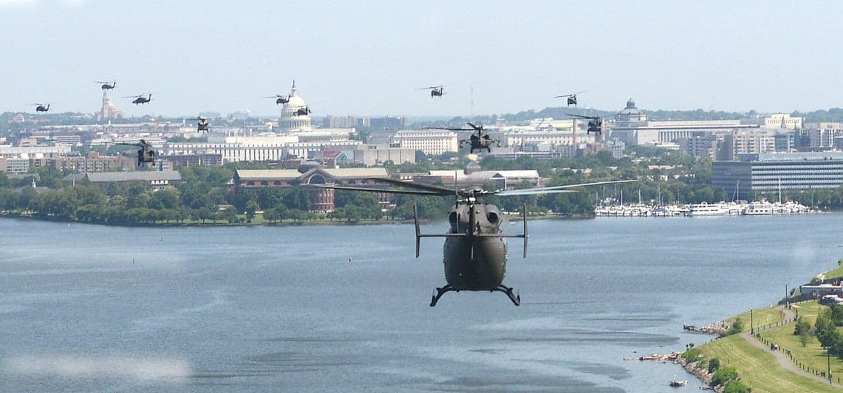 What’s The Deal With Army Helicopters Flying A Secret New Mission Over The Capital?