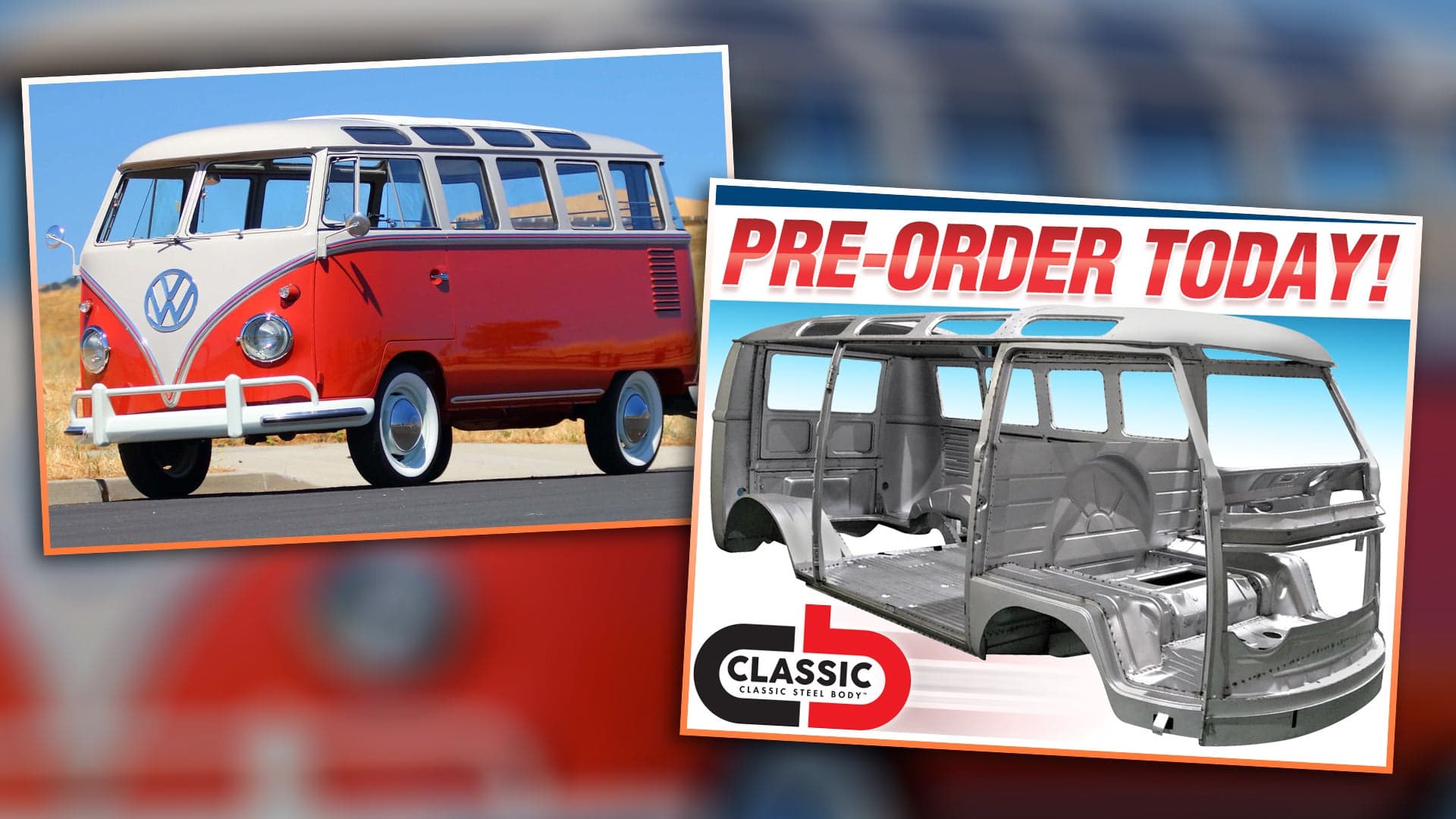 You Can Buy a Brand-New Classic VW Bus Body for Your Next Crazy Project
