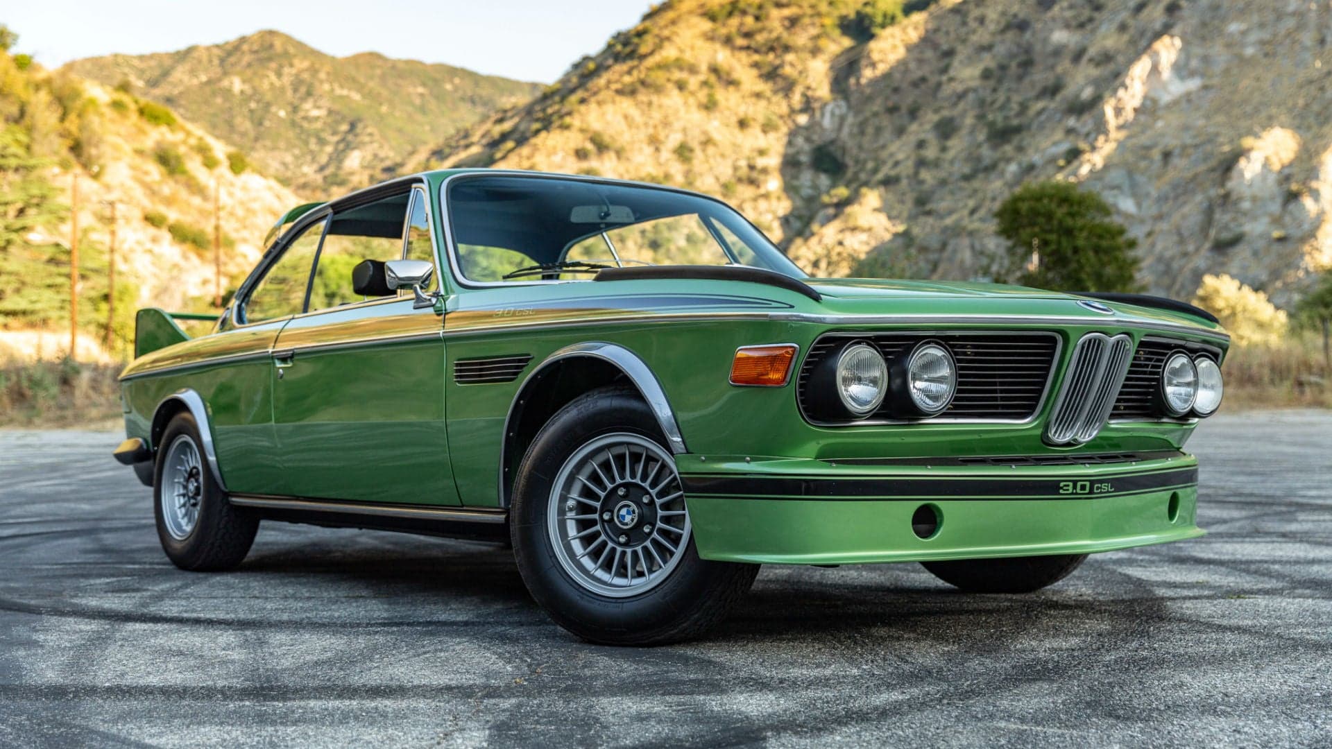 Found for Auction: 1974 BMW 3.0 CSL in Rare Taiga Metallic Green Is 1-of-4 Ever Made