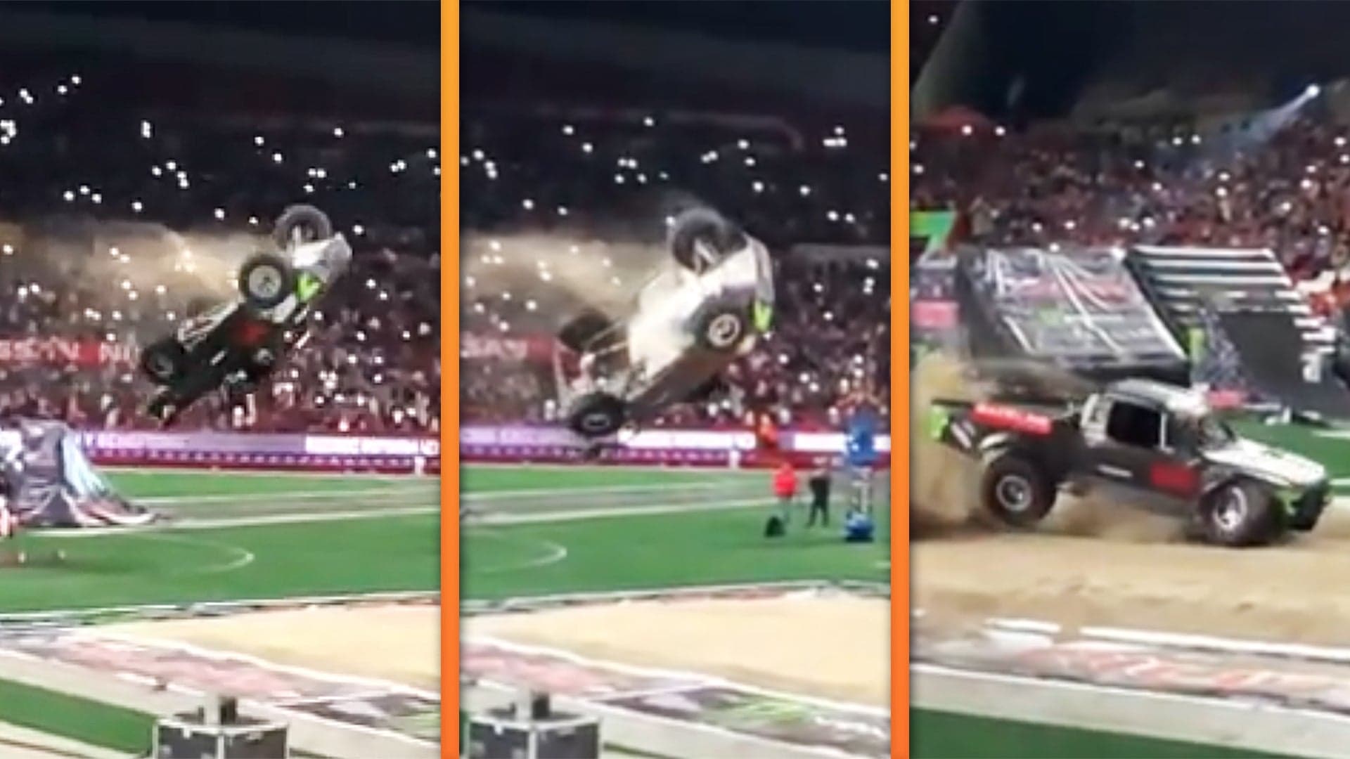 Watch This Ford Raptor Trophy Truck Pull Off a Crazy Barrel Roll