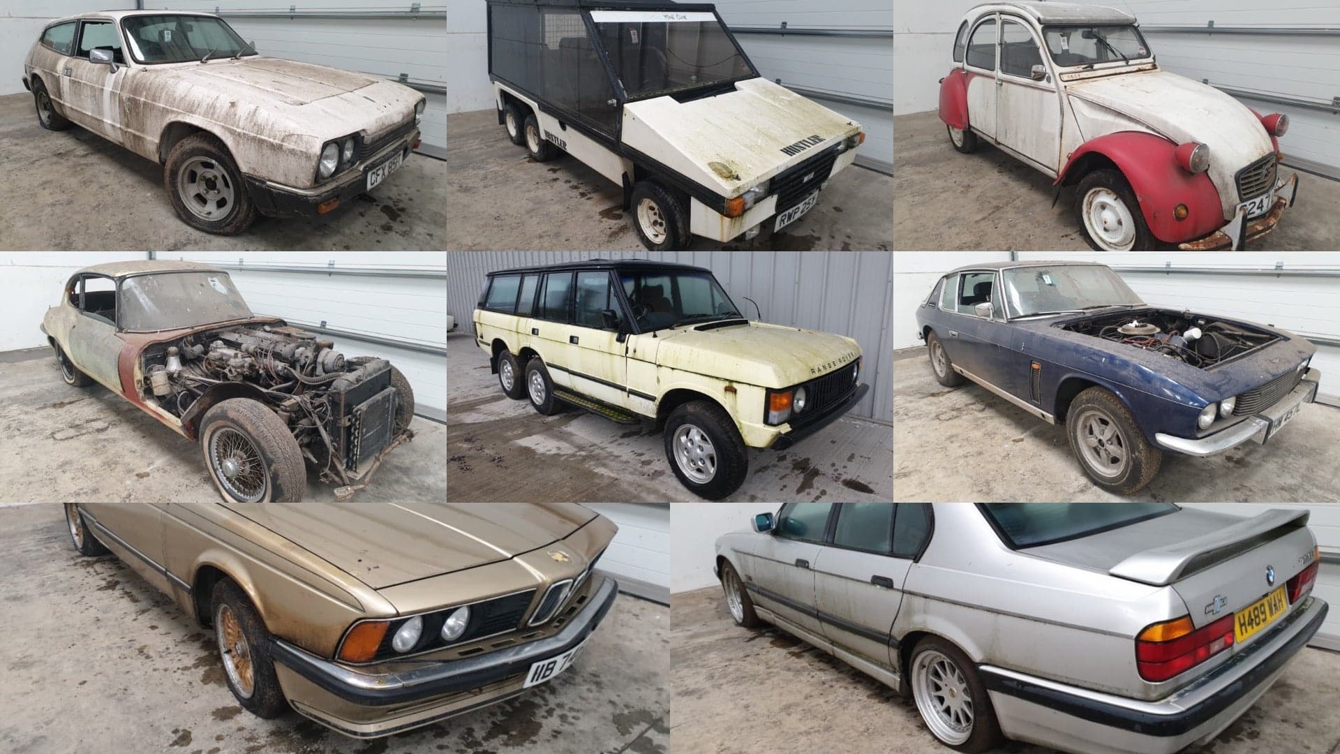 Government Auction of 135 Obscure Cars Seized in U.K. Is a Utopia of Rare Rides