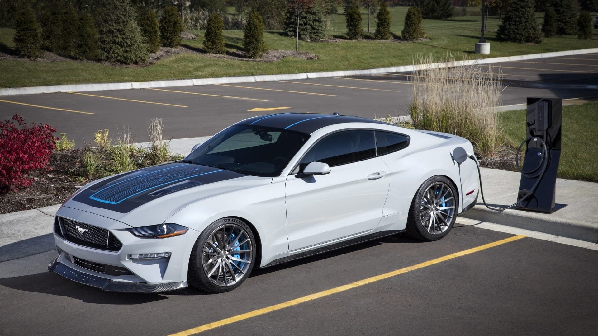 Ford Mustang Lithium Is a 900-HP Electric Pony Car With a Six-Speed Manual