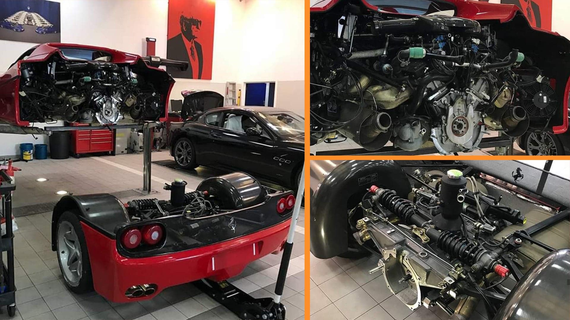 This Is What It Takes to Do a Clutch Replacement on a Million-Dollar Ferrari F50