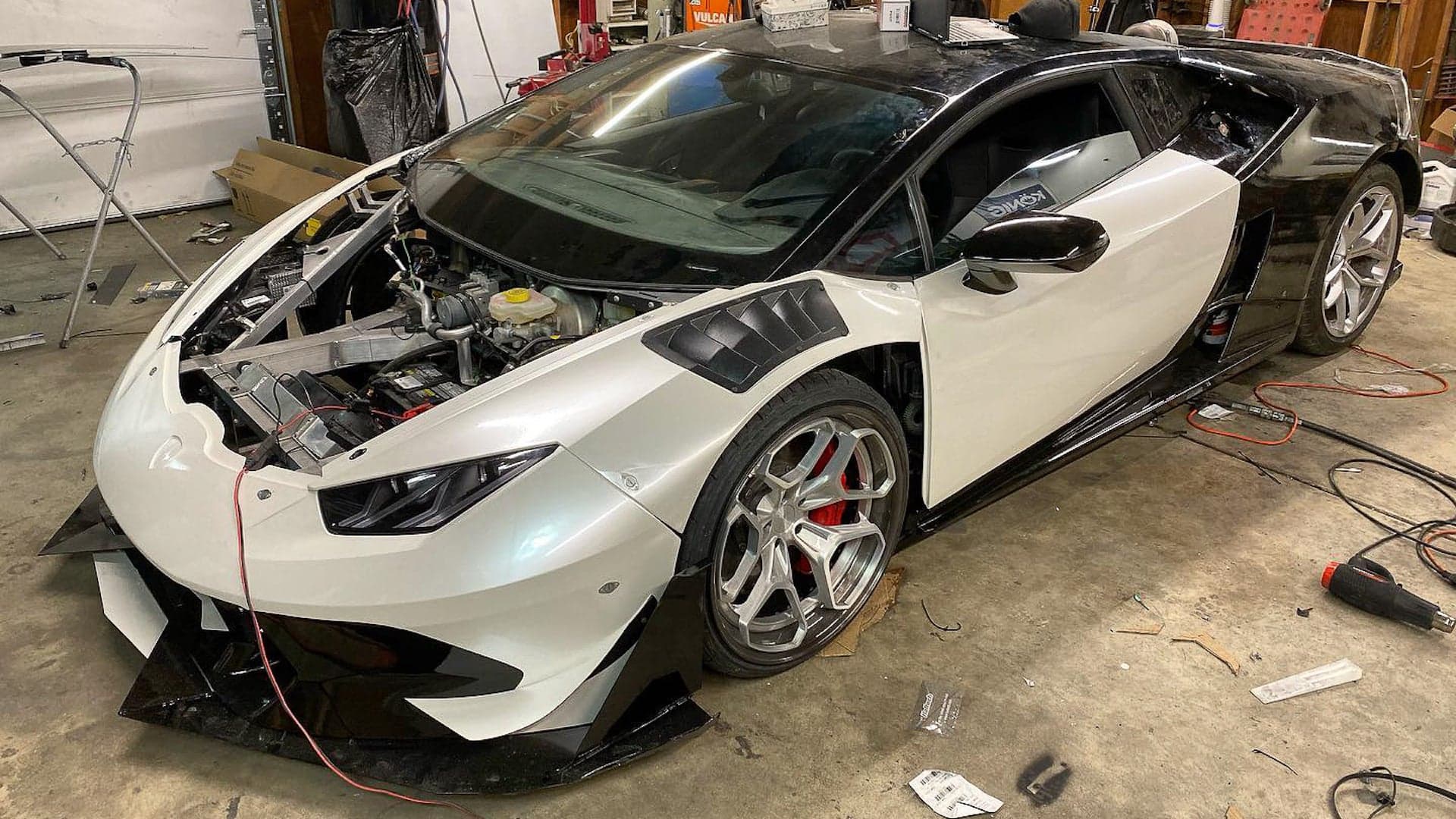 Lamborghini ‘Burntacan’ Project Rises From the Ashes in Time for SEMA 2019