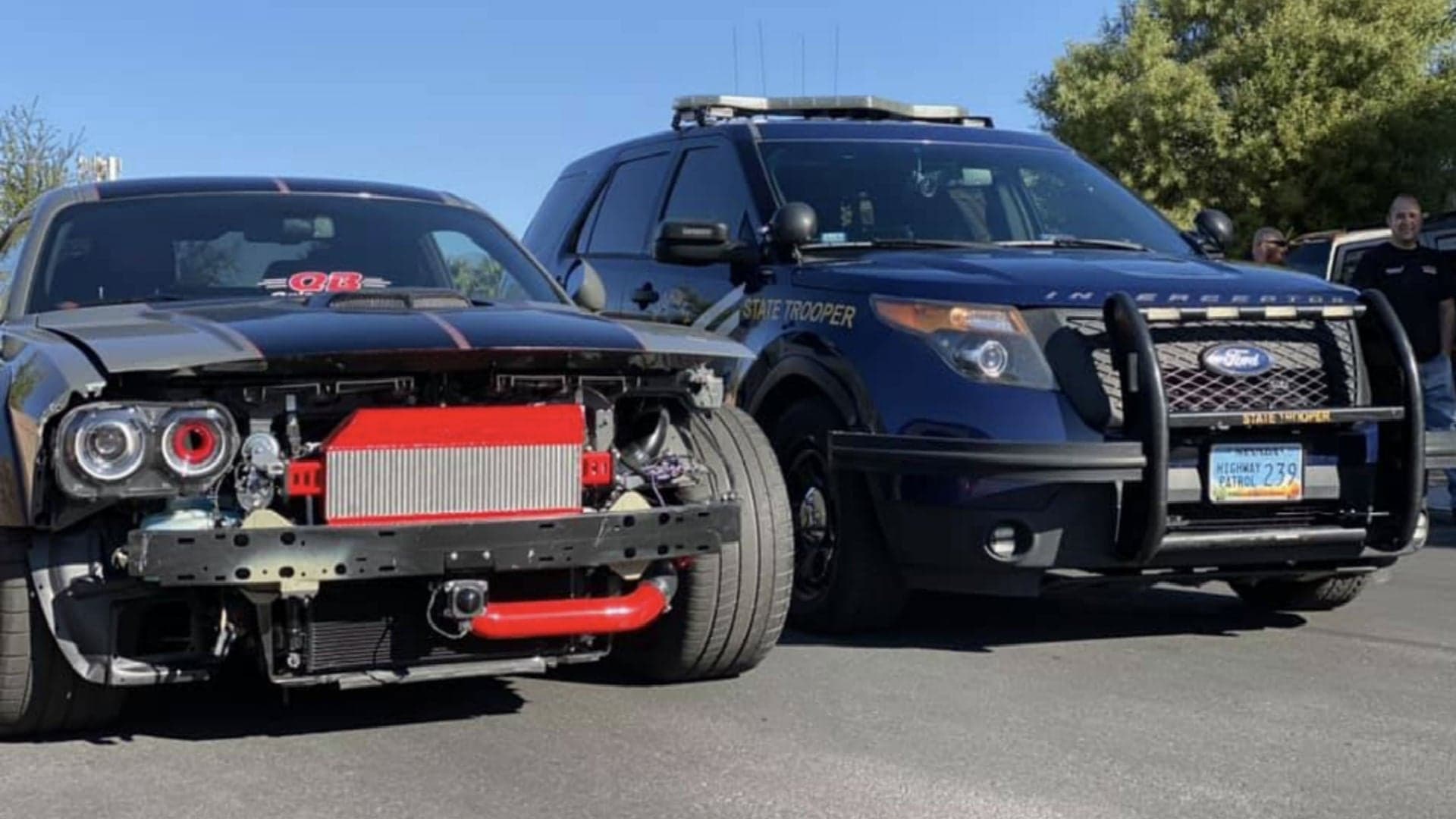 1,000-HP Dodge Challenger SEMA Build Stolen, Rammed Into Police Car Days Ahead of Show