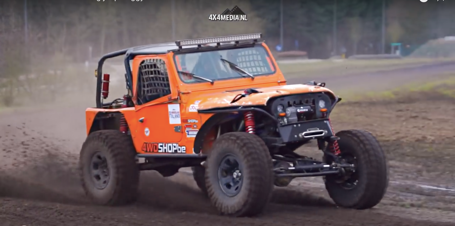 Watch This Mercedes-Benz-Swapped, 600-HP ‘Jeep’ Off-Roader Tear up the Track