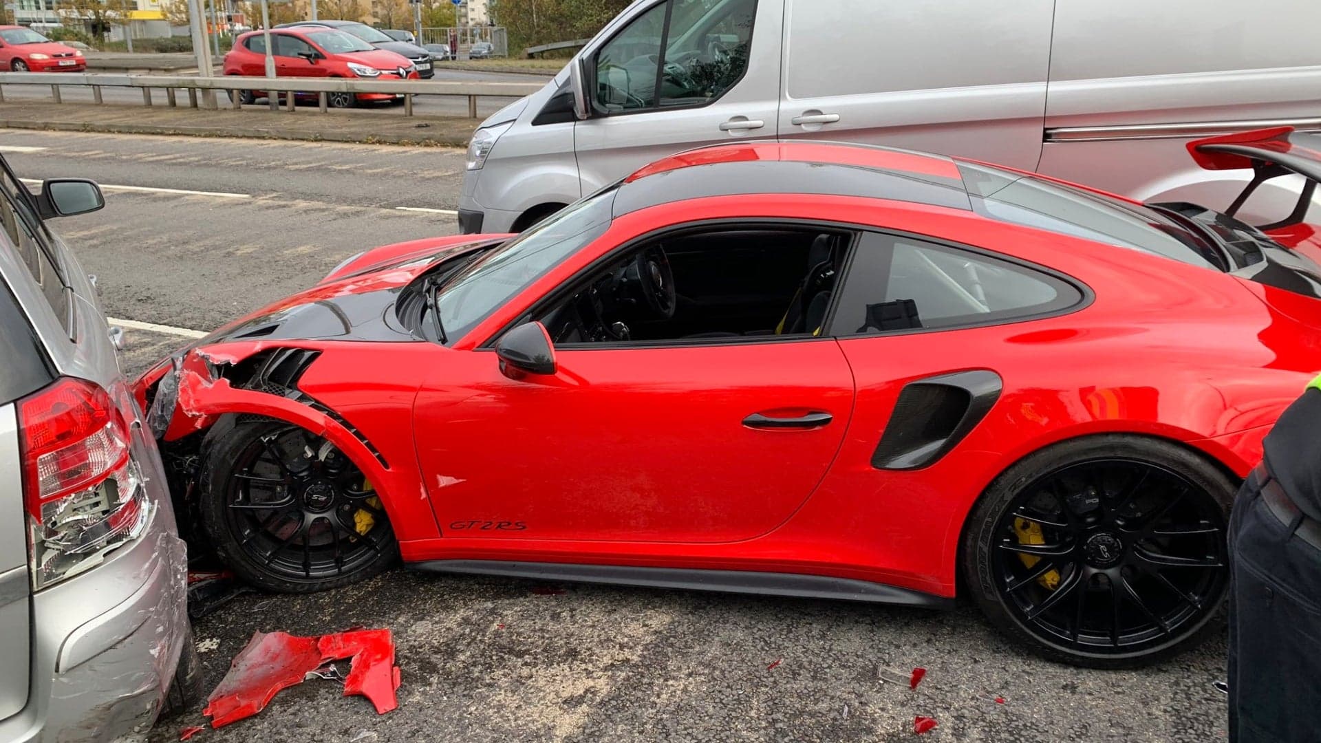 Man Crashes Brand-New Porsche 911 GT2 RS Just Minutes After Going on Test Drive