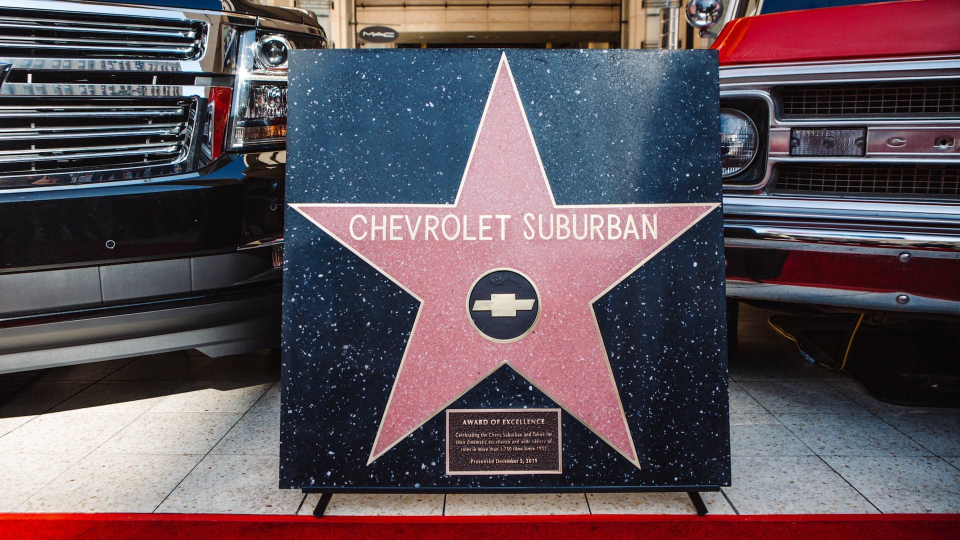 Chevy Suburban is the First Vehicle to Get a Star On the Hollywood Walk of Fame