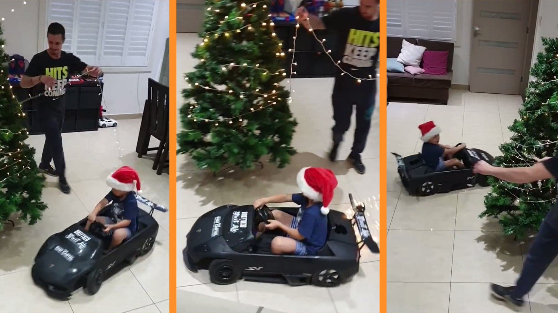 Drifting Around a Christmas Tree Is the Best Way to Decorate This Holiday Season