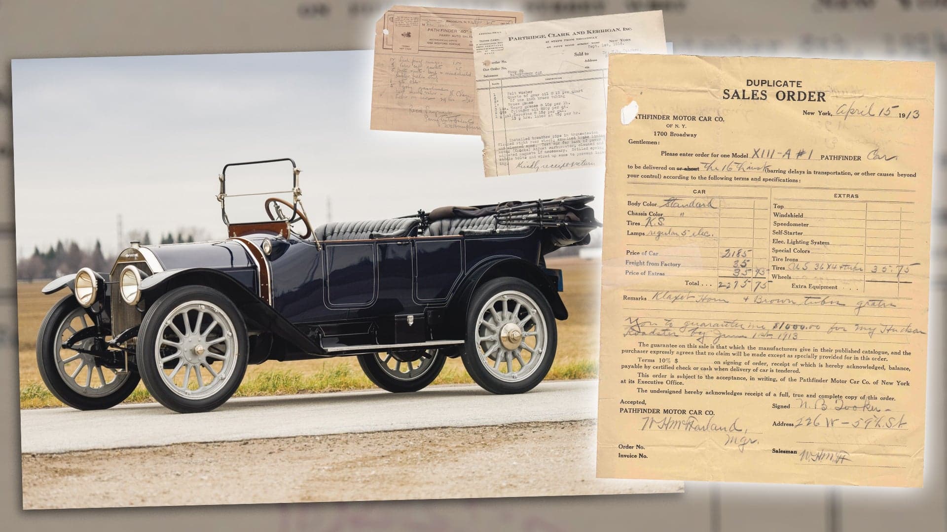 105-Year-Old Receipts Show the Car Purchases and Mods of an Early Enthusiast