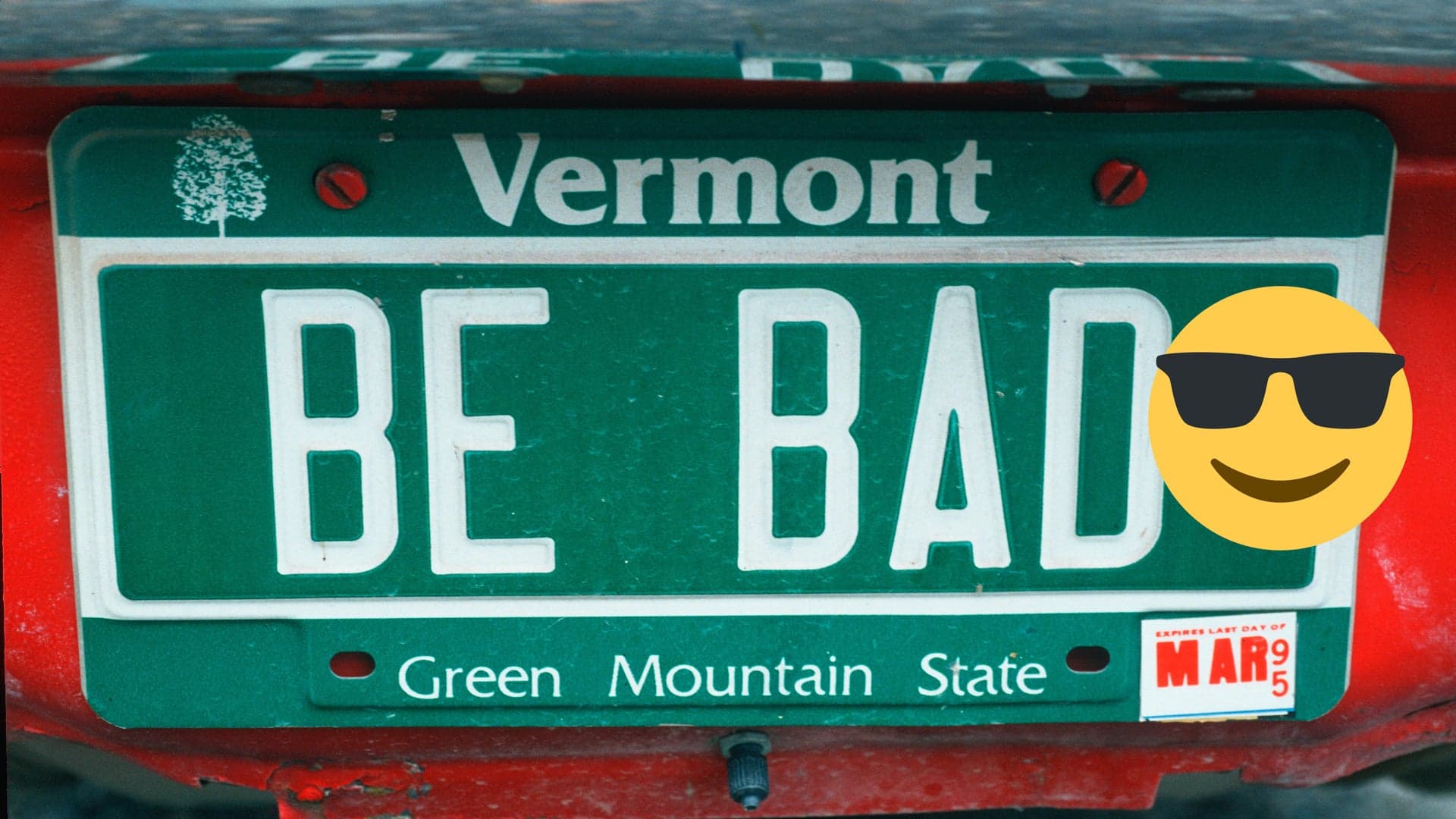 Emojis Might Soon Be Allowed on State-Issued Vermont License Plates