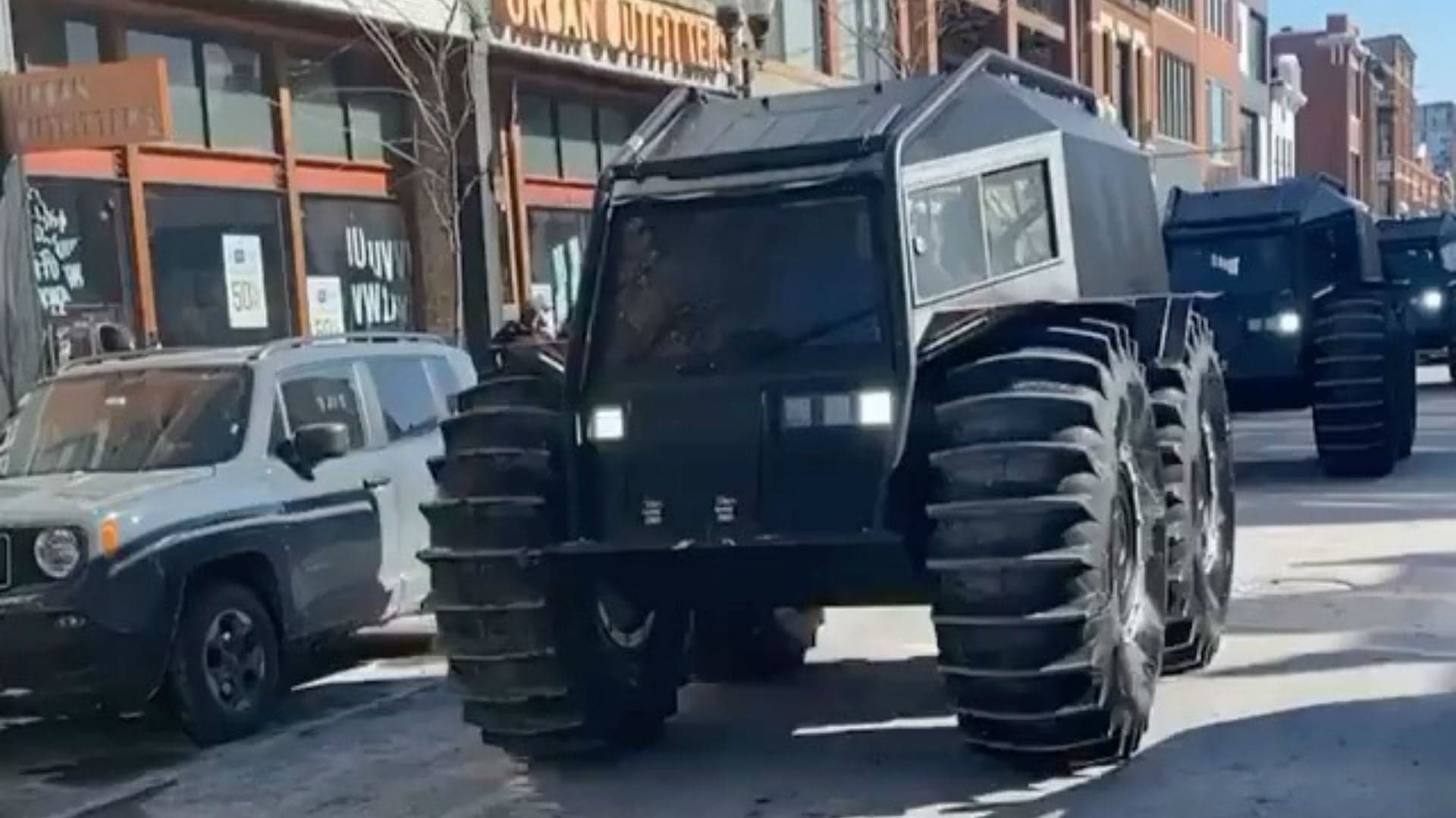 Sherp ATVs Flood Chicago for Kanye West’s Surprise Yeezy Sneaker Drop
