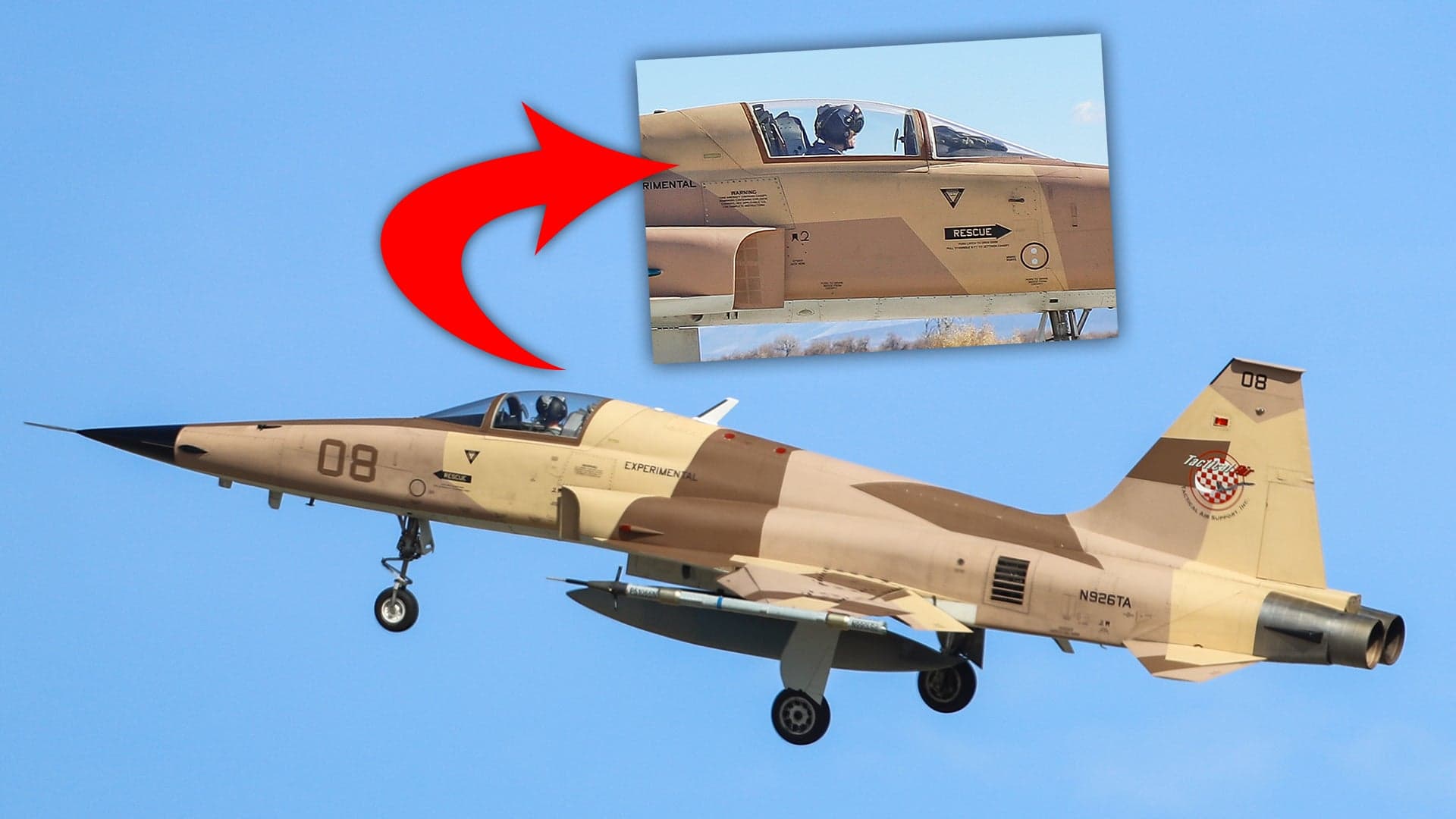 Private Aggressor F-5 Fighter Force Is Flying With Helmet Mounted Displays