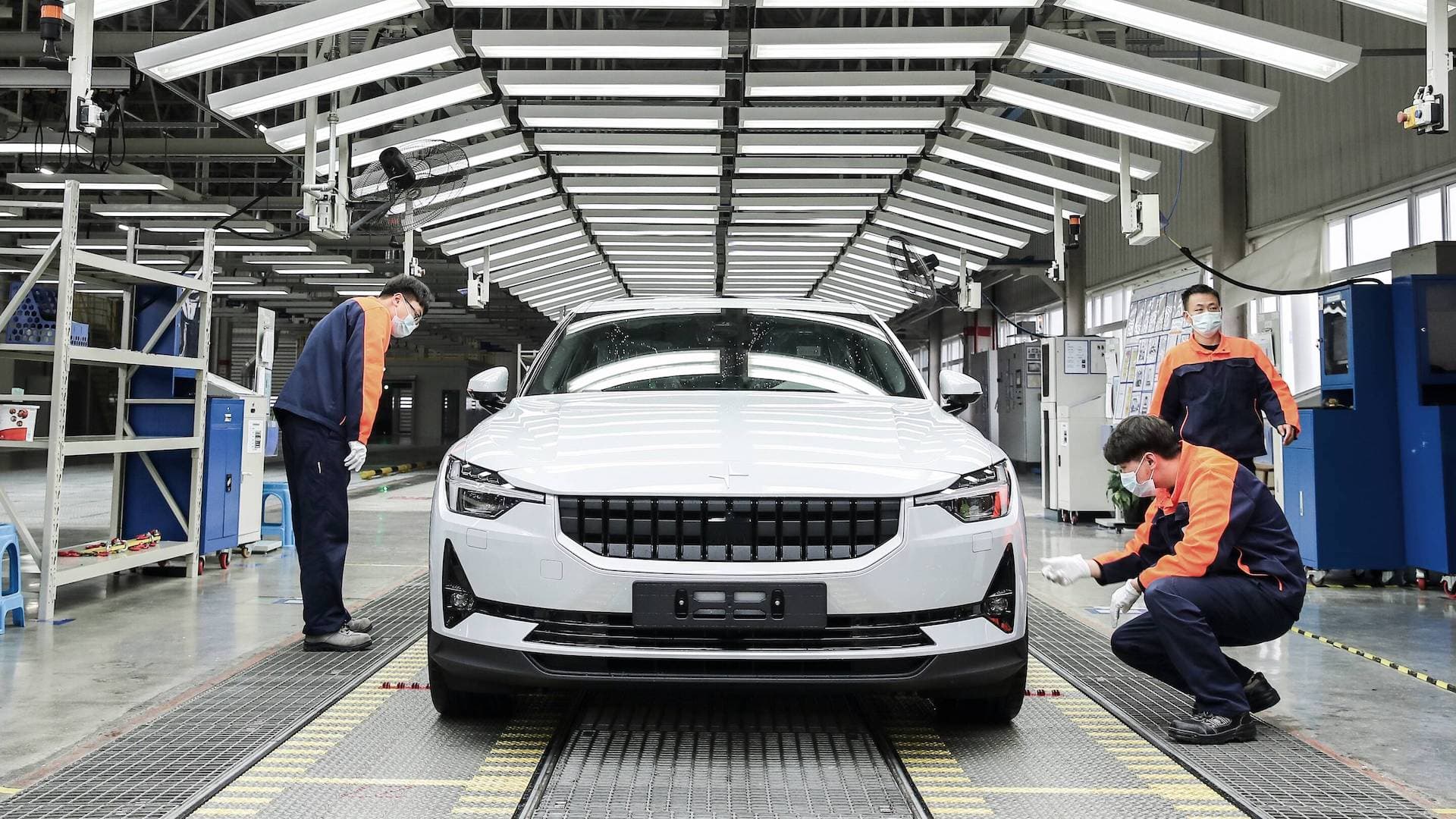 The 408-HP All-Electric Polestar 2 Starts Production in China at Probably the Worst Possible Time