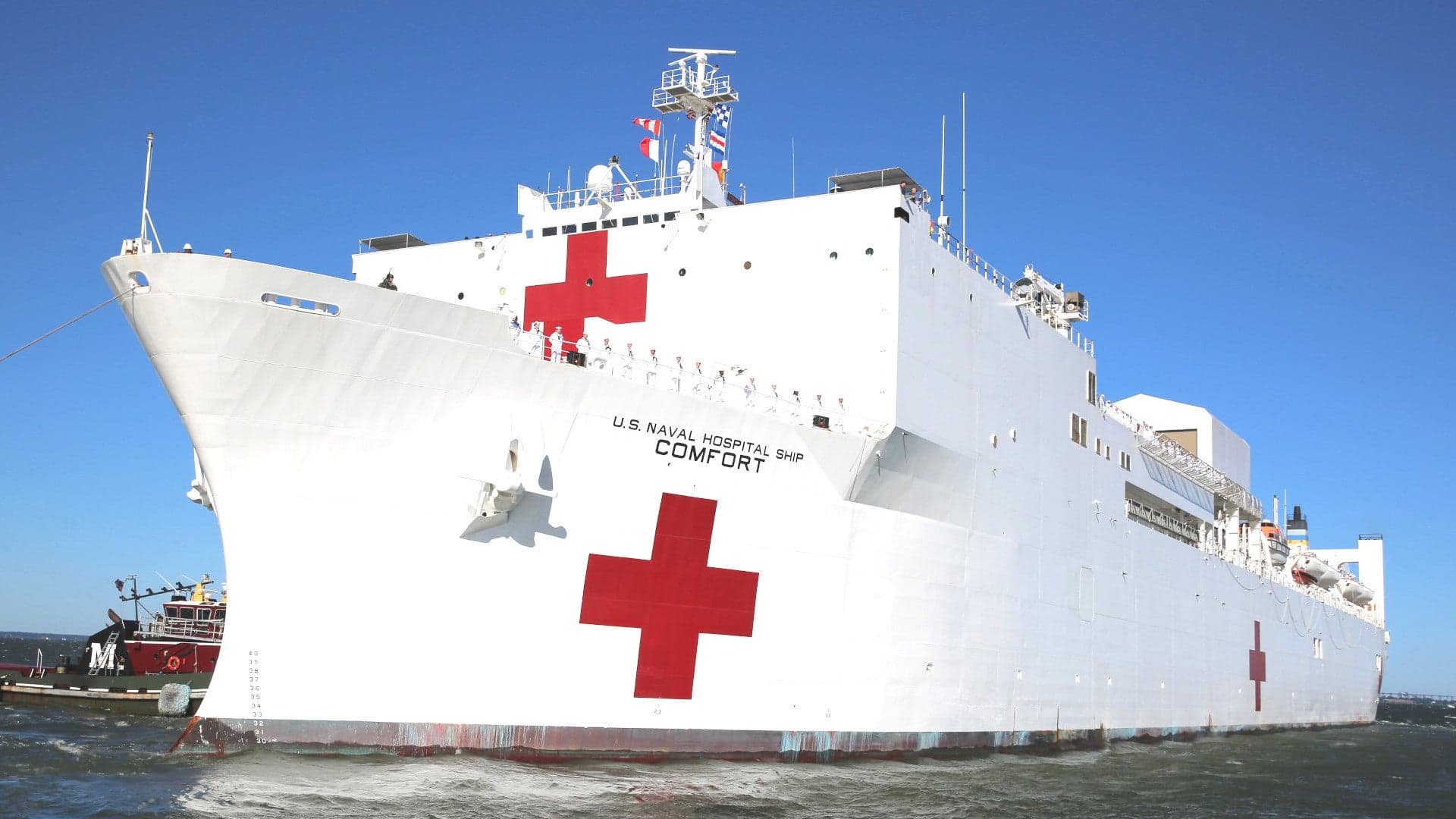 Navy Hospital Ship Still Weeks Away From Arriving In New York City To Help Battle COVID-19