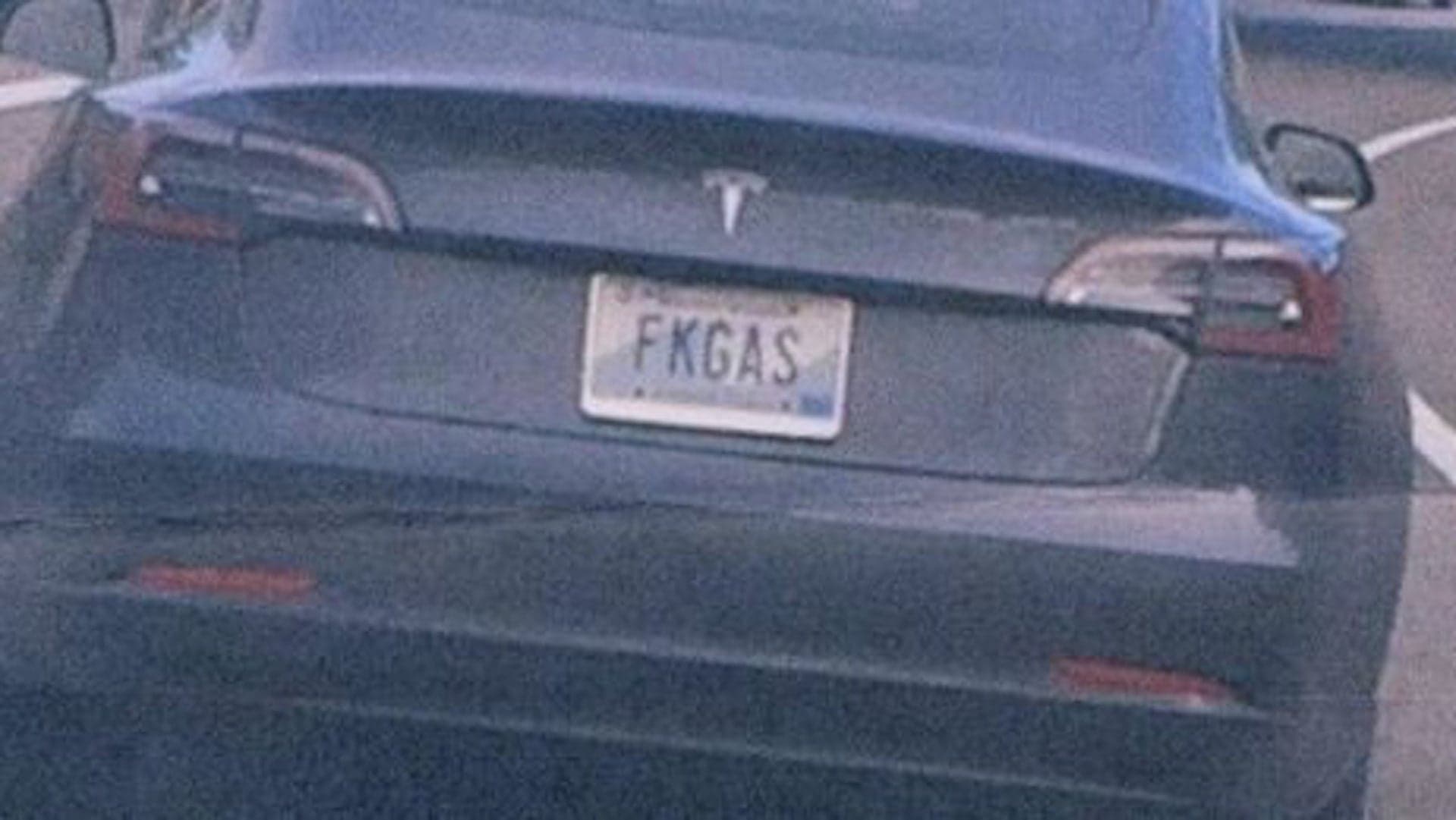 ACLU Fighting for Tesla Driver’s Right to Keep ‘FKGAS’ Vanity Plate