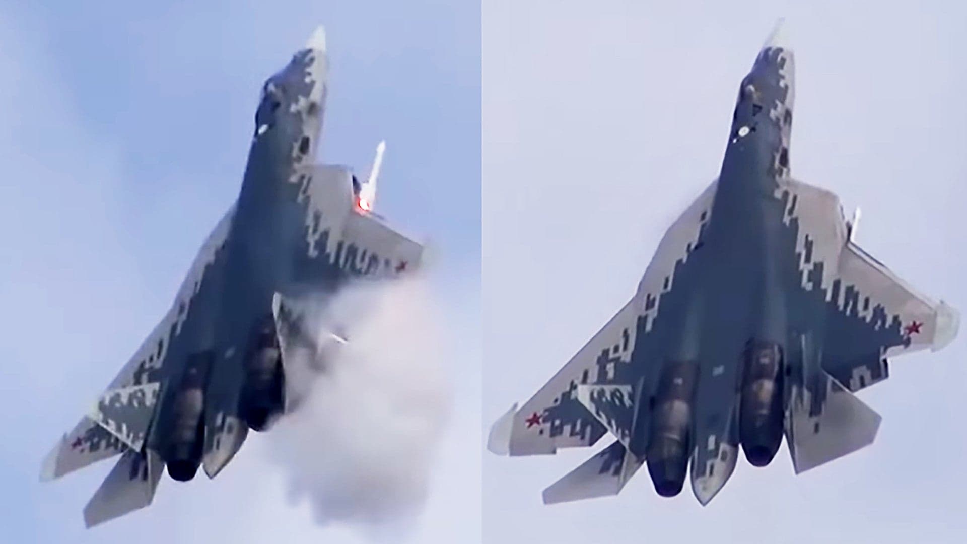 This Is The First Video Of An Su-57 Firing A Missile From Its Side Weapon Bay, Or Is It?