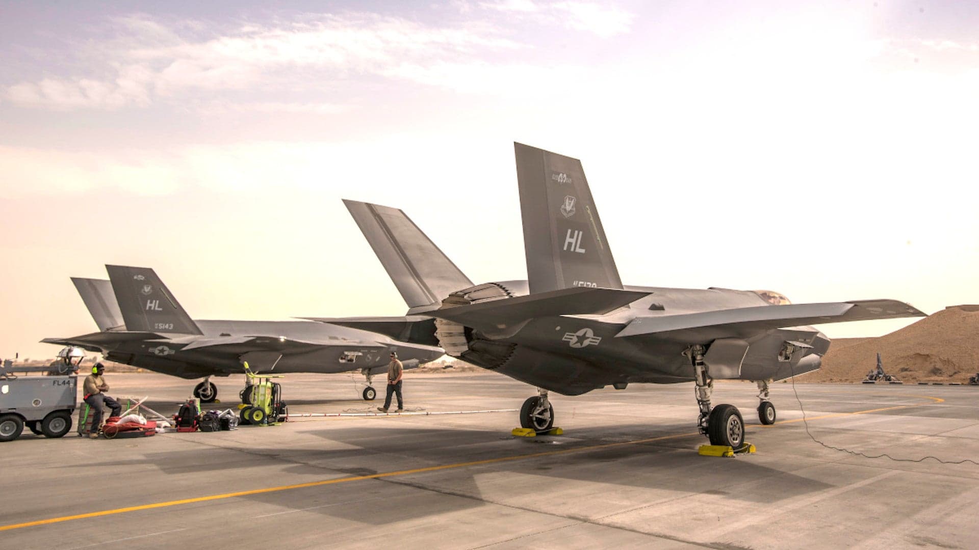 Two Air Force F-35s Make Rapid Deployment To Jordan To Get Closer To Syria Action