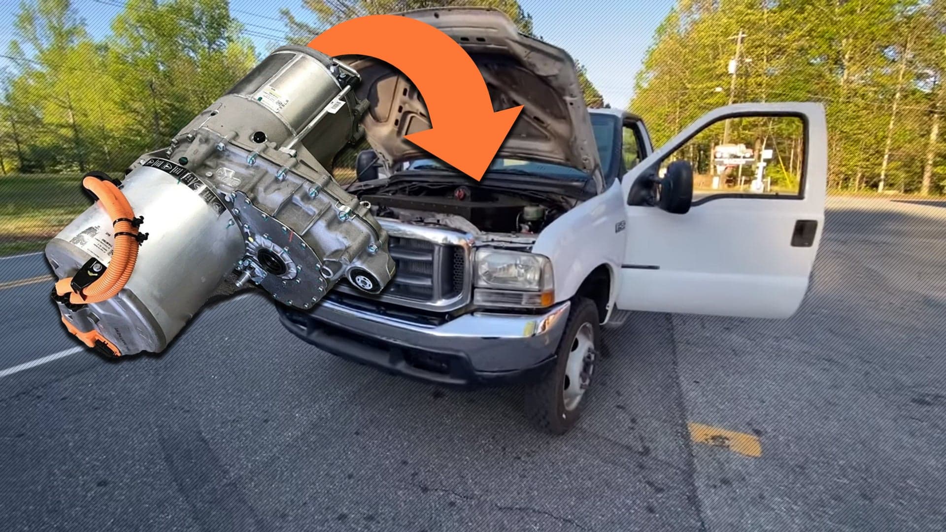 Tesla-Swapped 2004 Ford F-450 Super Duty Is an Electric Truck for the People