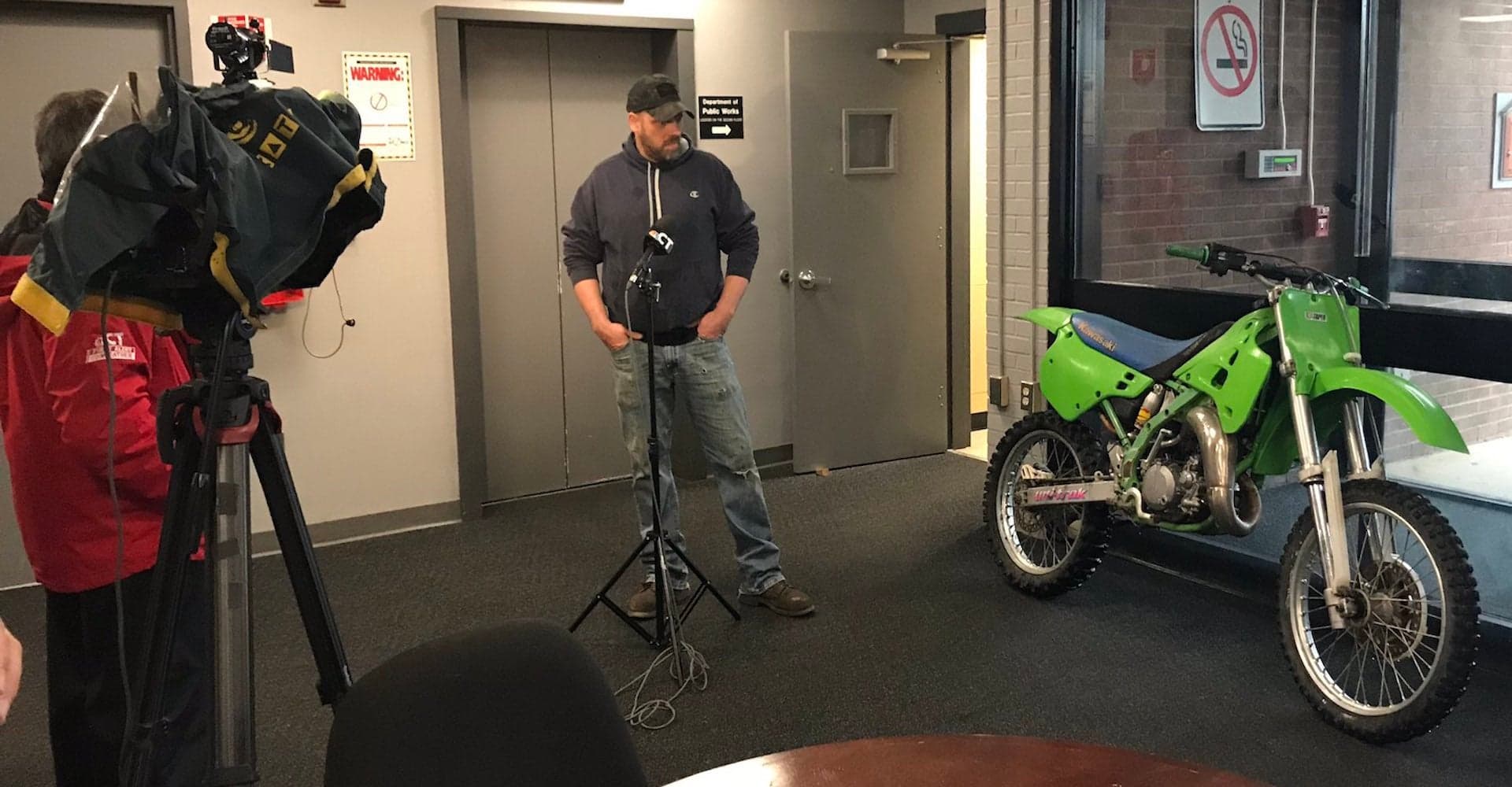 Police Reunite Man With Kawasaki Dirt Bike 27 Years After It Was Stolen