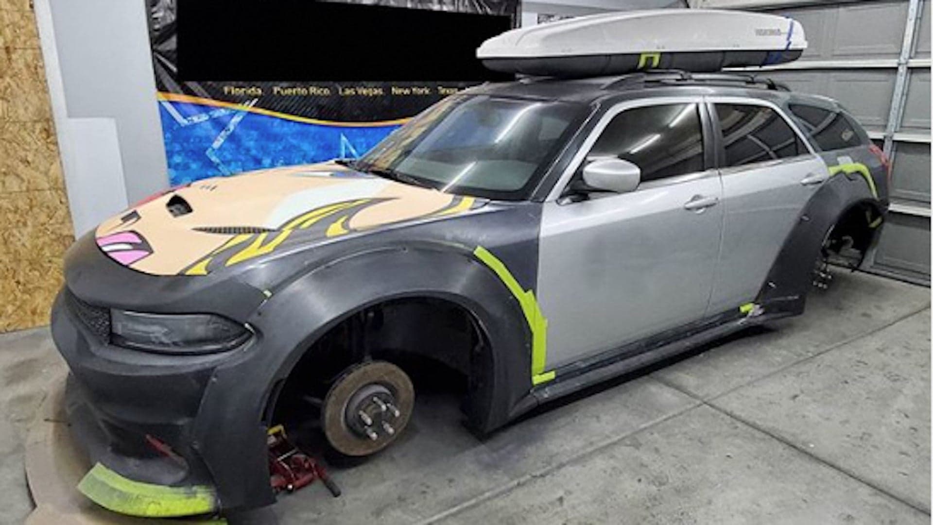 This Kit Lets You Build the Dodge Magnum Hellcat Widebody of Your Dreams