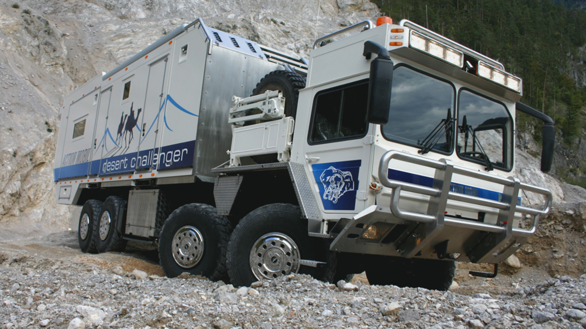 The Action Mobil Desert Challenger Is an Eight-Wheeled RV Based On a Missile Launcher
