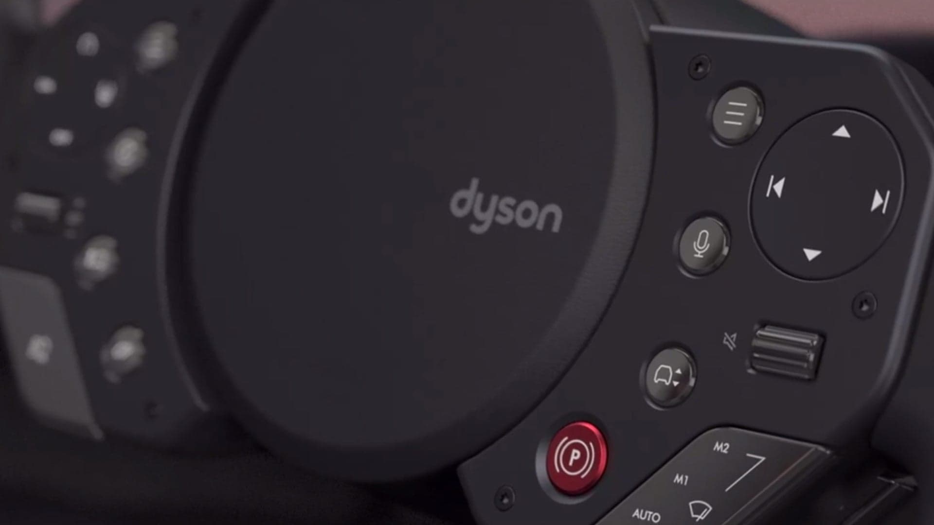 The Defunct Dyson EV’s Steering Wheel Looks Like It Was Made by Vacuum Cleaner People