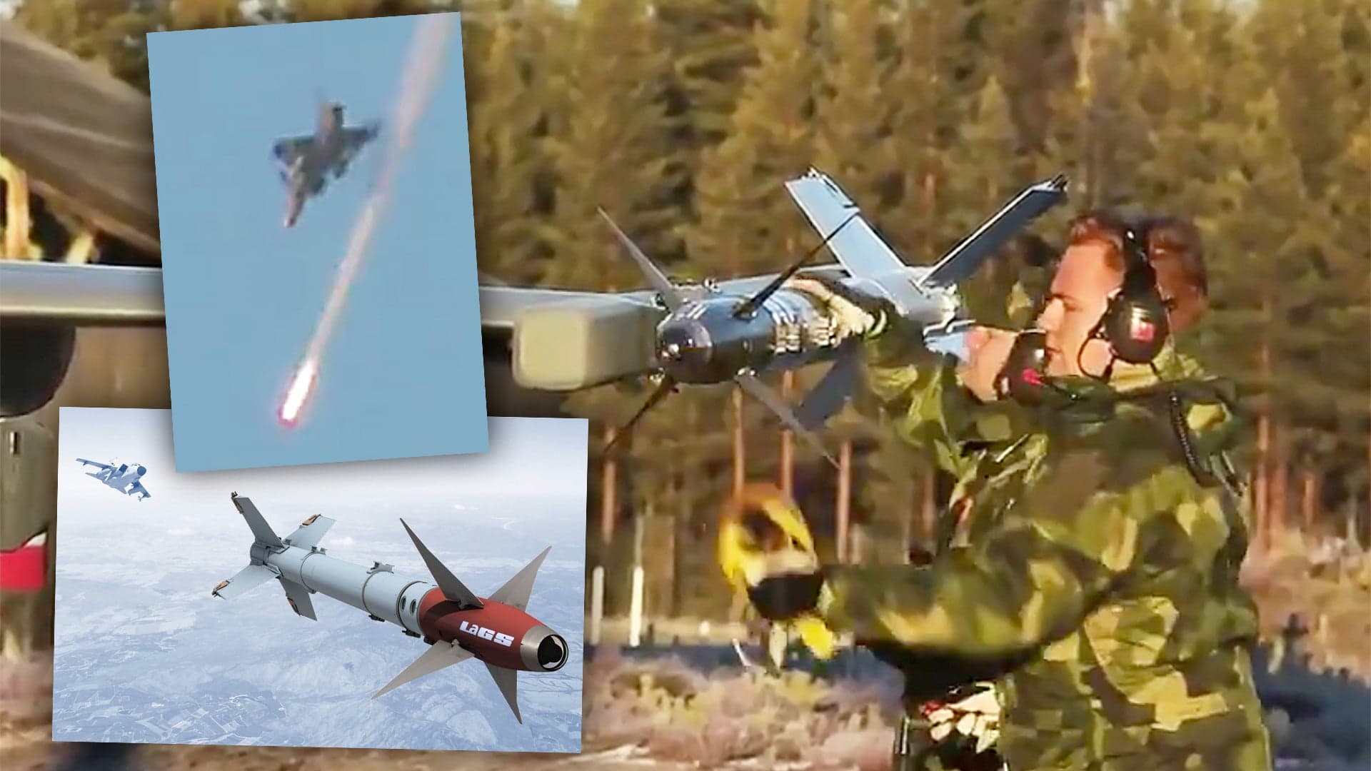 Watch A JAS-39 Gripen Fighter Fire A New Ground Attack Version Of The Sidewinder Missile
