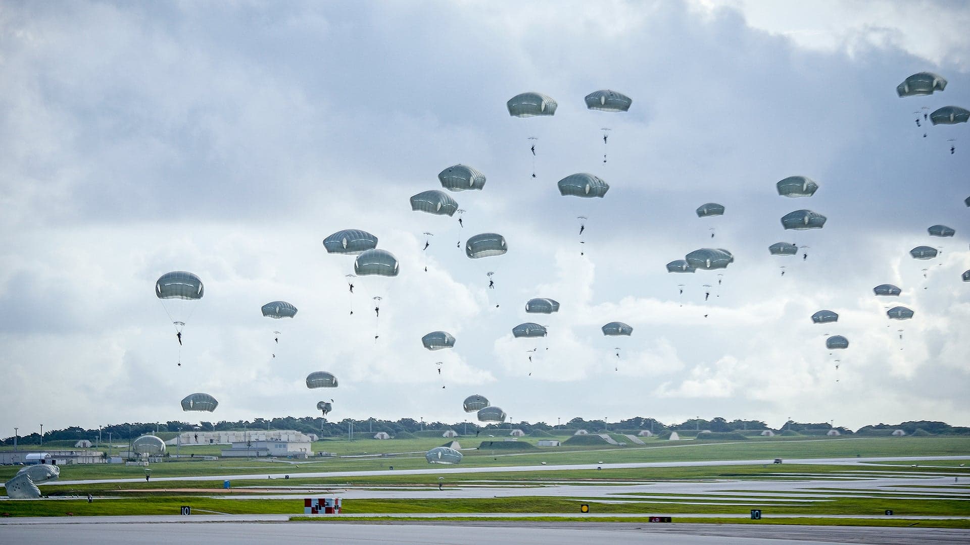 Airlifters Packed With Paratroopers Just Practiced A Sudden Long-Range Invasion Of Guam