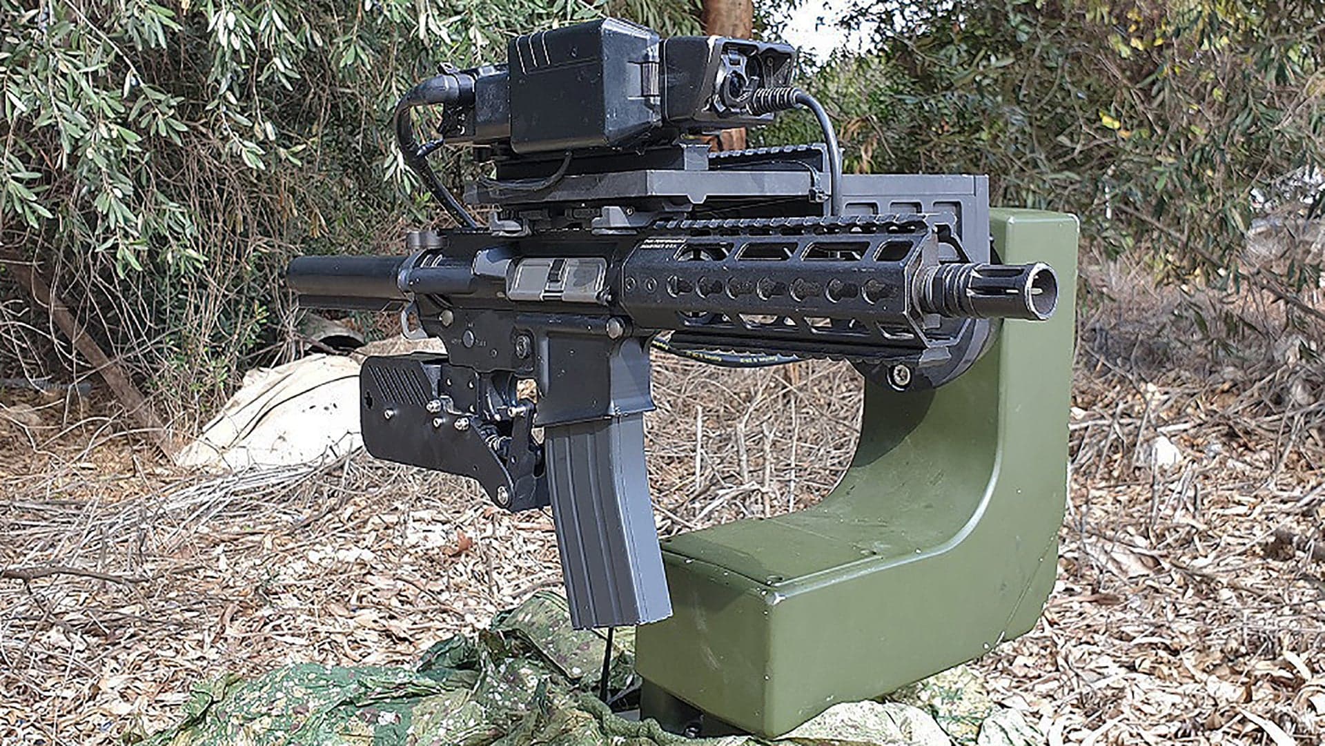 This Portable Remote Weapon Turret Is Right Out Of Call Of Duty Or Contra