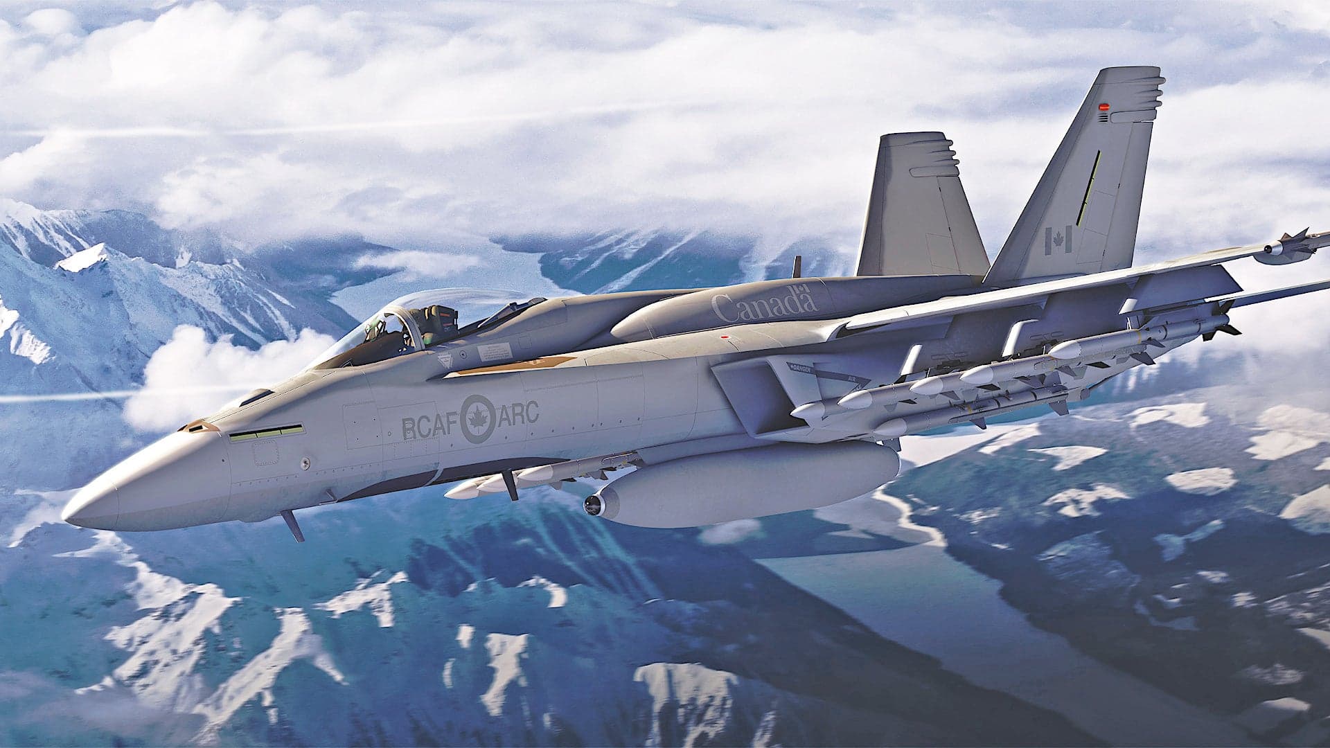 Boeing Shows Super Hornets Bristling With 14 Missiles In Formal Sales Pitch To Canada