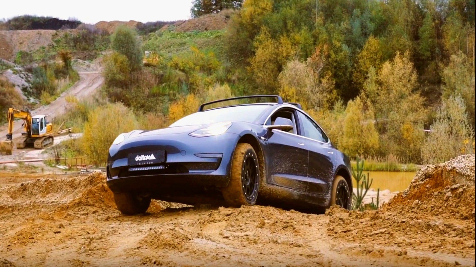 Tesla Model 3 Gets Rugged with Aftermarket Off-Road Package from Delta4x4